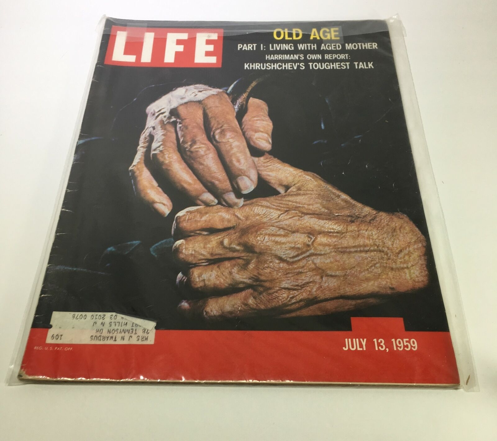 VTG Life Magazine July 13 1959 - Nikita Khrushchev Toughest Talk