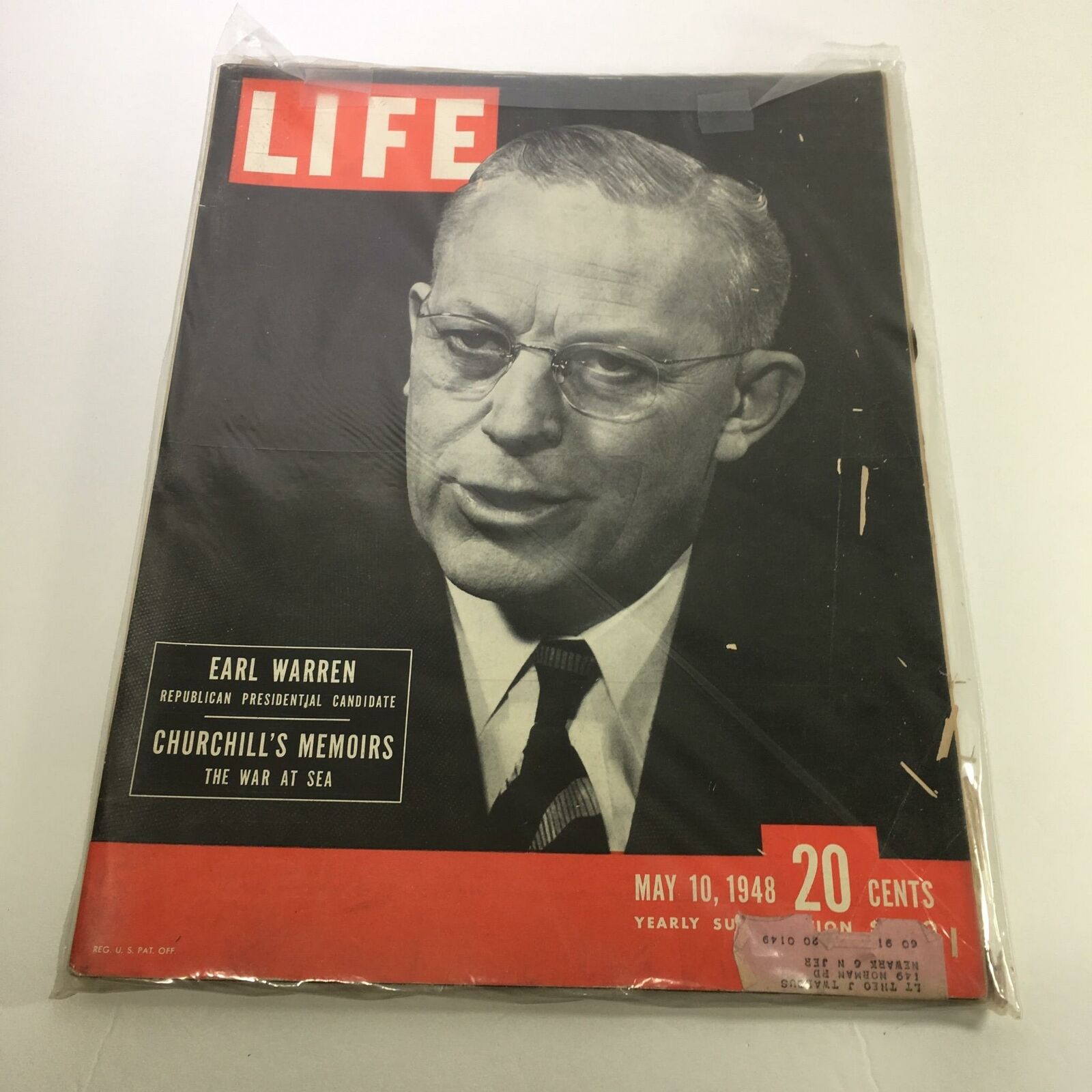 Life Magazine: May 10 1948 Earl Warren Churchill's Memoirs War At Sea