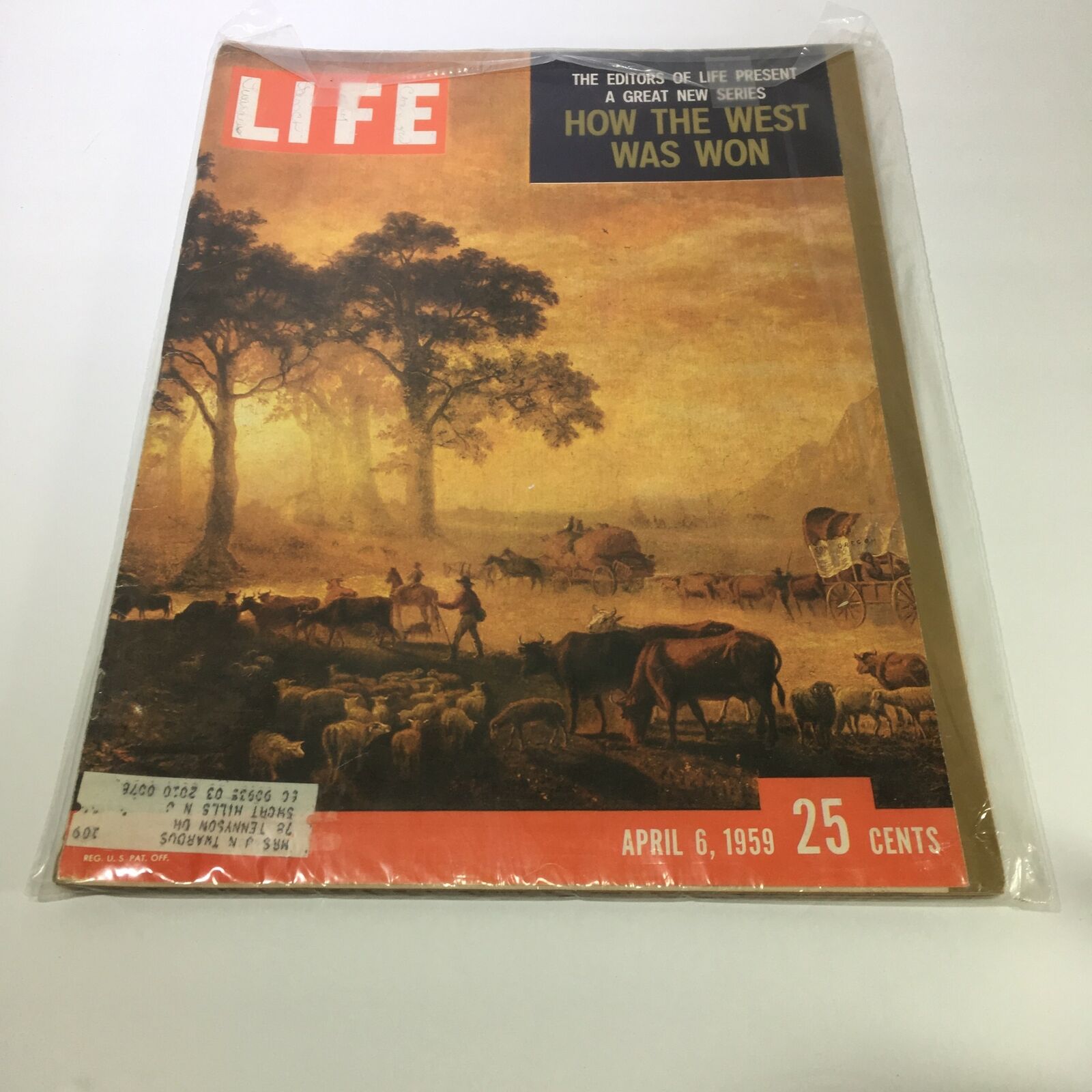 VTG Life Magazine: April 6 1959 - How The West Was Won