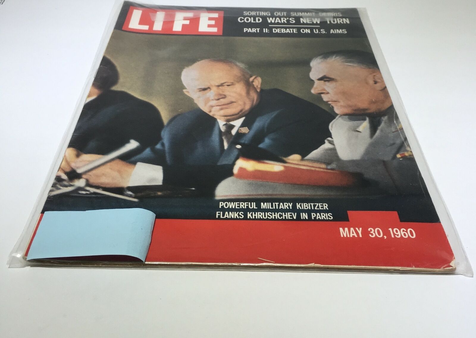 VTG Life Magazine May 30 1960 - Nikita Khrushchev Debate On U.S.A. Aims