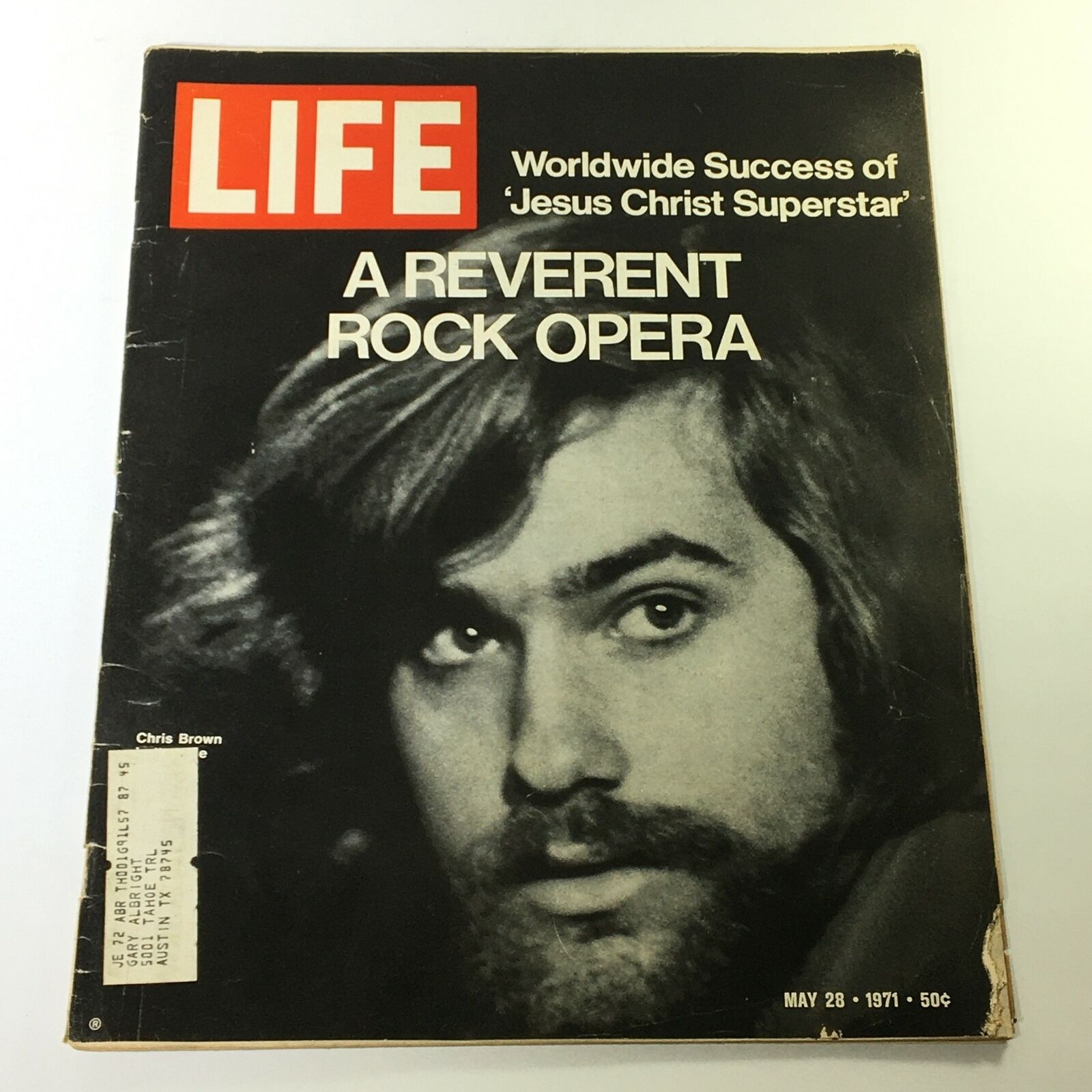 VTG Life Magazine May 28 1971 Chris Brown Reverent Rock Opera Cover Feature