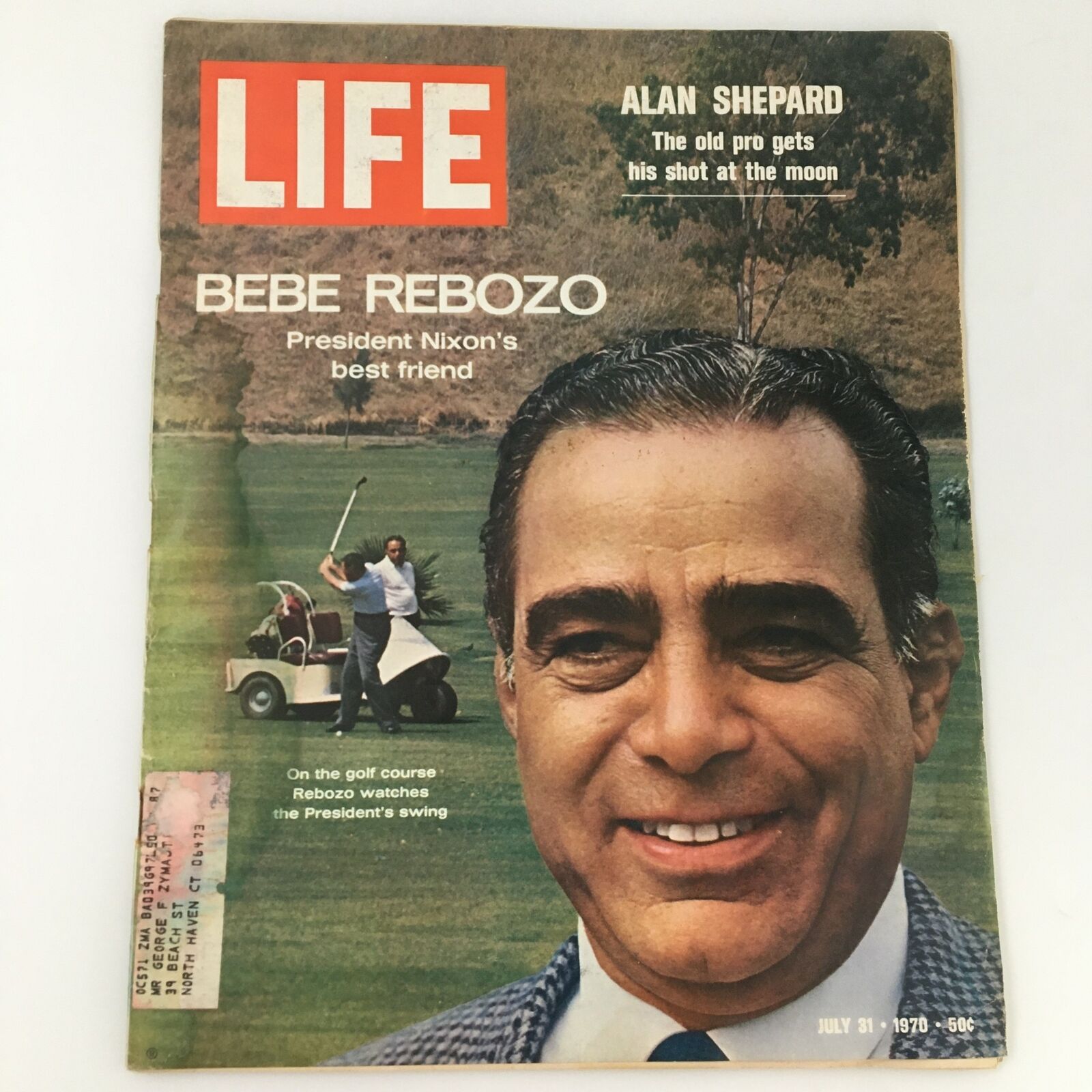 VTG Life Magazine July 31 1970 Bebe Rebozo Cover and Alan Shepard Feature