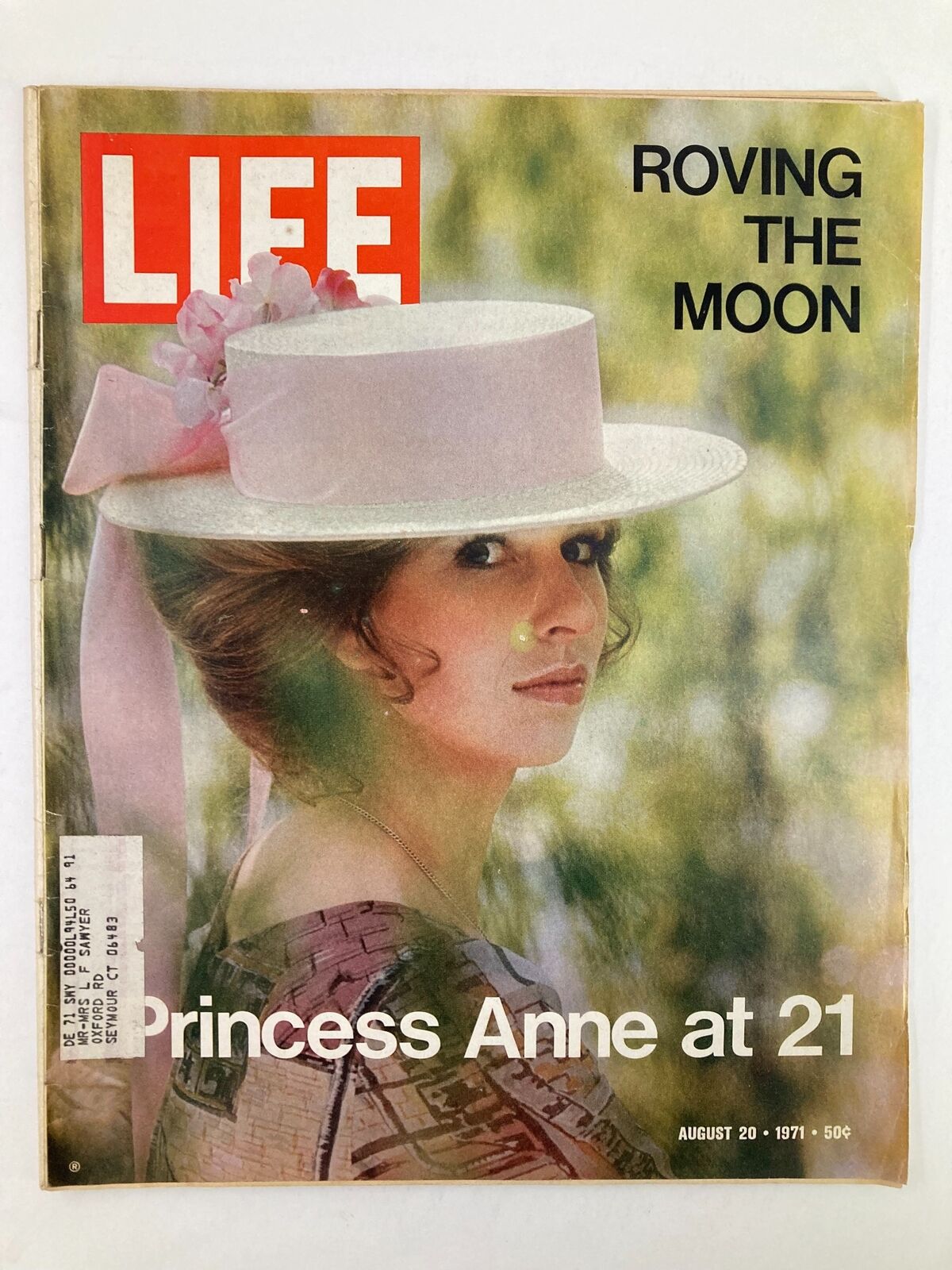 VTG Life Magazine August 20 1971 Princess Anne and Roving The Moon