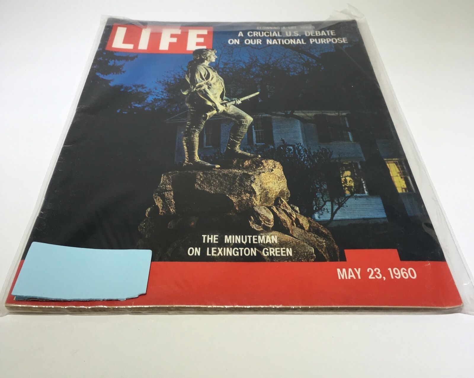 VTG Life Magazine: May 23 1960 - The Minuteman On Lexington Green