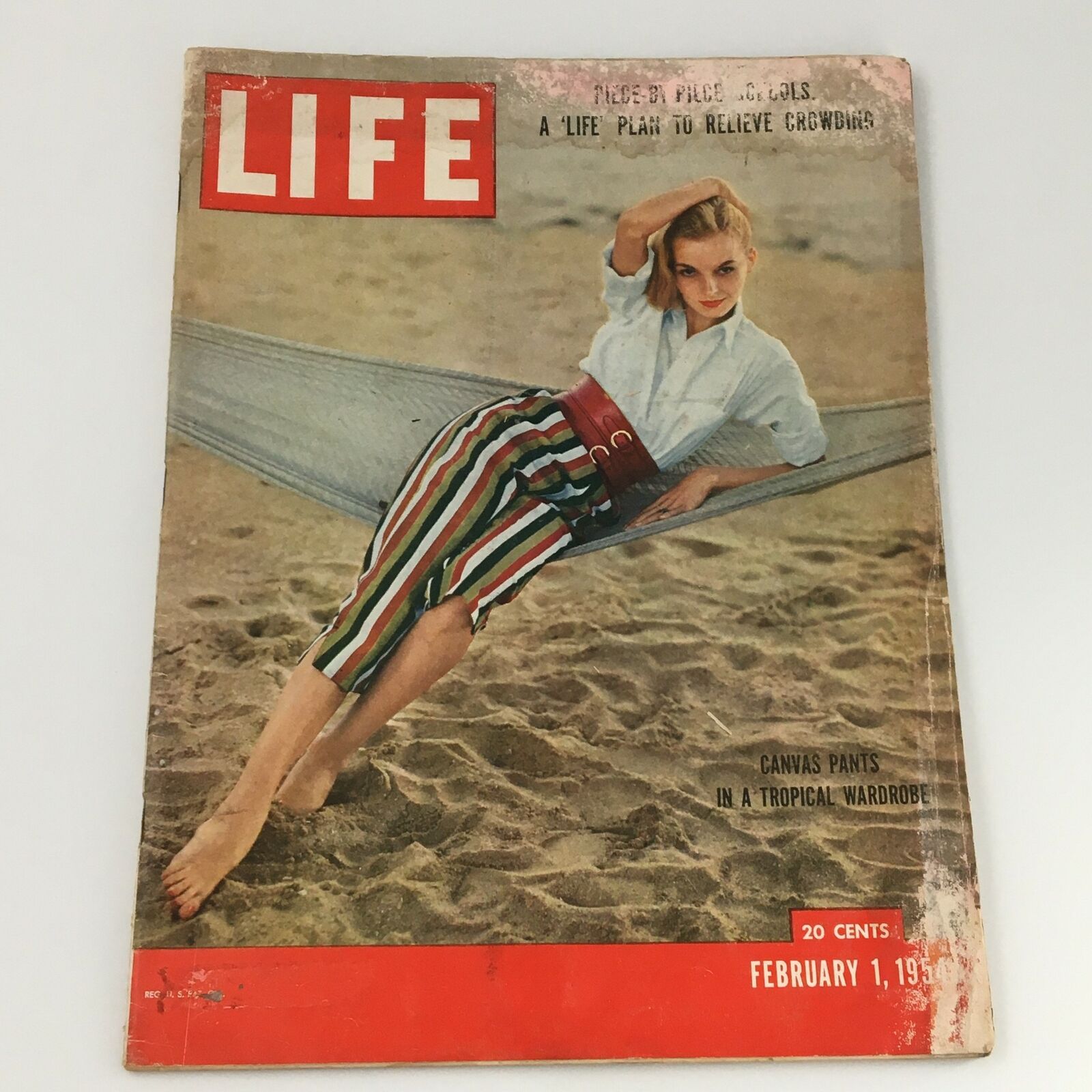 VTG Life Magazine February 1 1954 A Life Plan To Relieve Crowding Feature