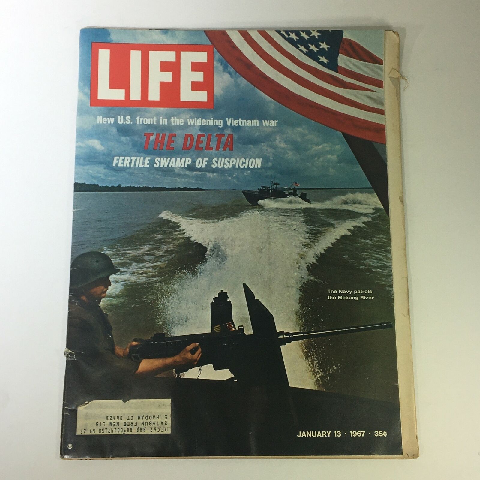 VTG Life Magazine January 13 1967 The Delta Fertile Swamp Cover Feature