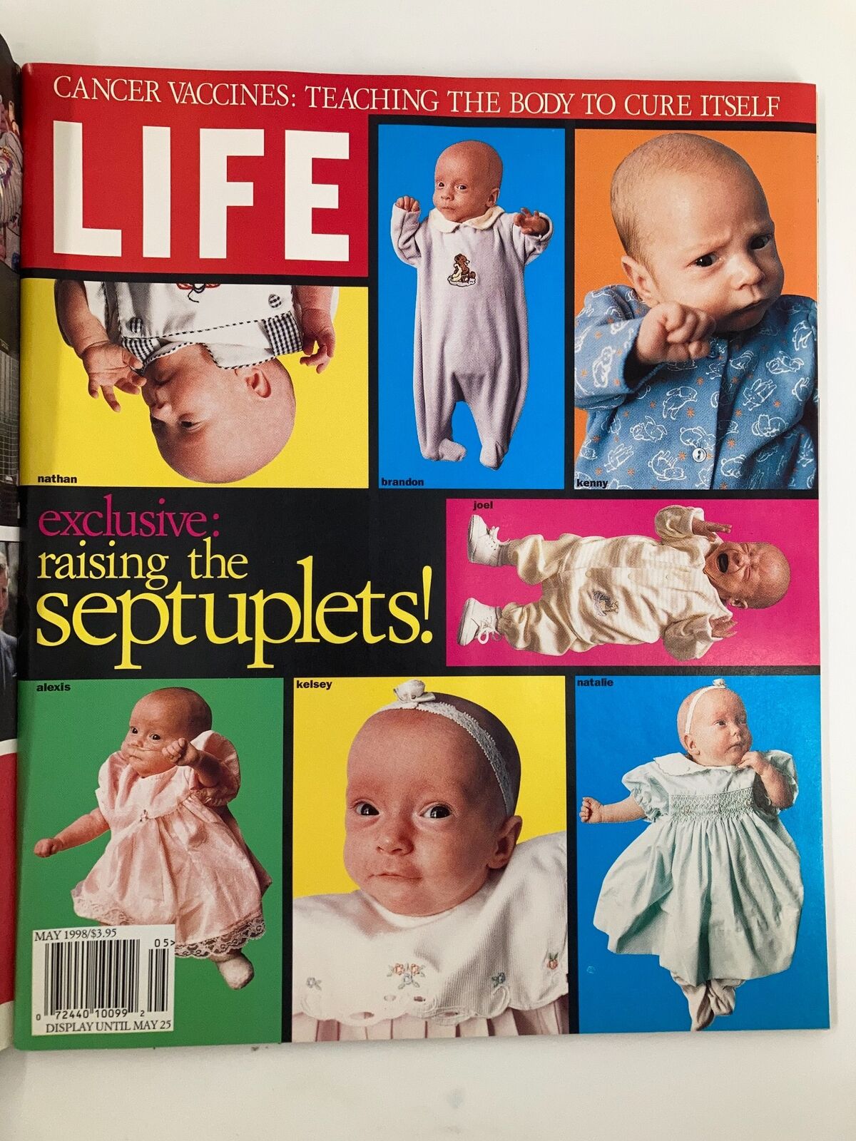 Life Magazine May 1998 Exclusive Raising The Septuplets No Label