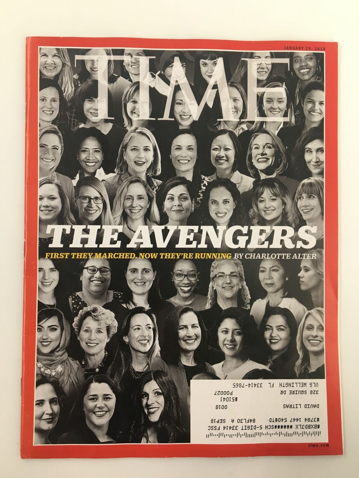 Time Magazine January 29 2018 The Avengers First They Marched by Charlotte Alter