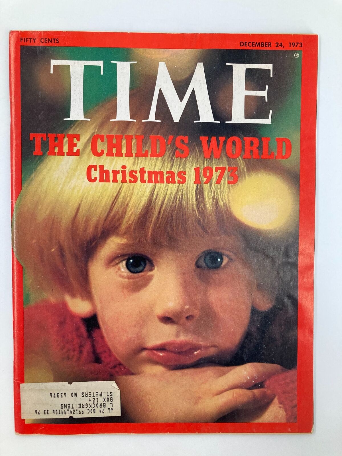 VTG Time Magazine December 24 1973 The Child's World Christmas 1973