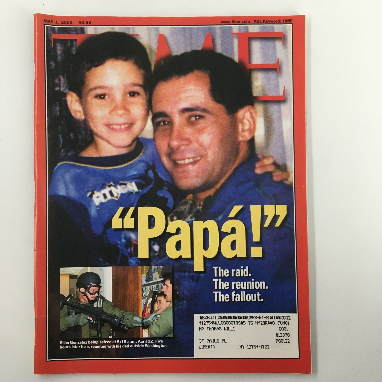 Time Magazine May 1 2000 Elian Gonzalez The Raid, The Reunion, The Fallout