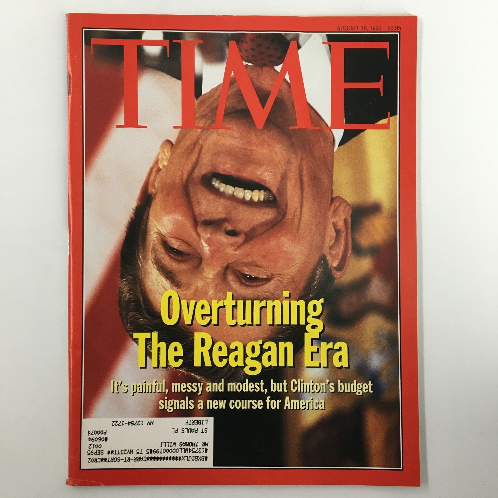 Time Magazine August 13 1993 Overturning the Ronald Reagan Era