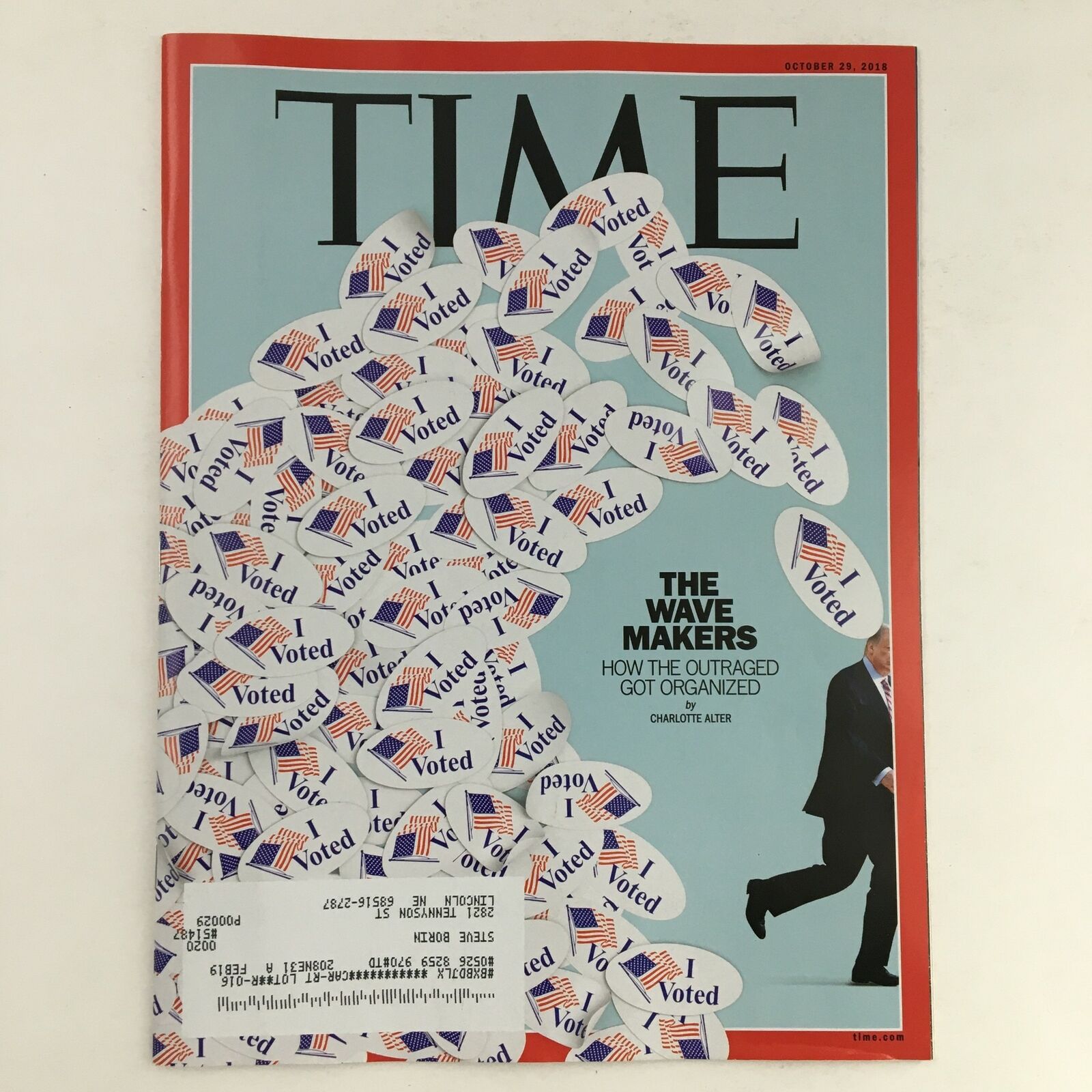 Time Magazine October 29 2018 The Wave Makers How The Outraged Got Organized, VG