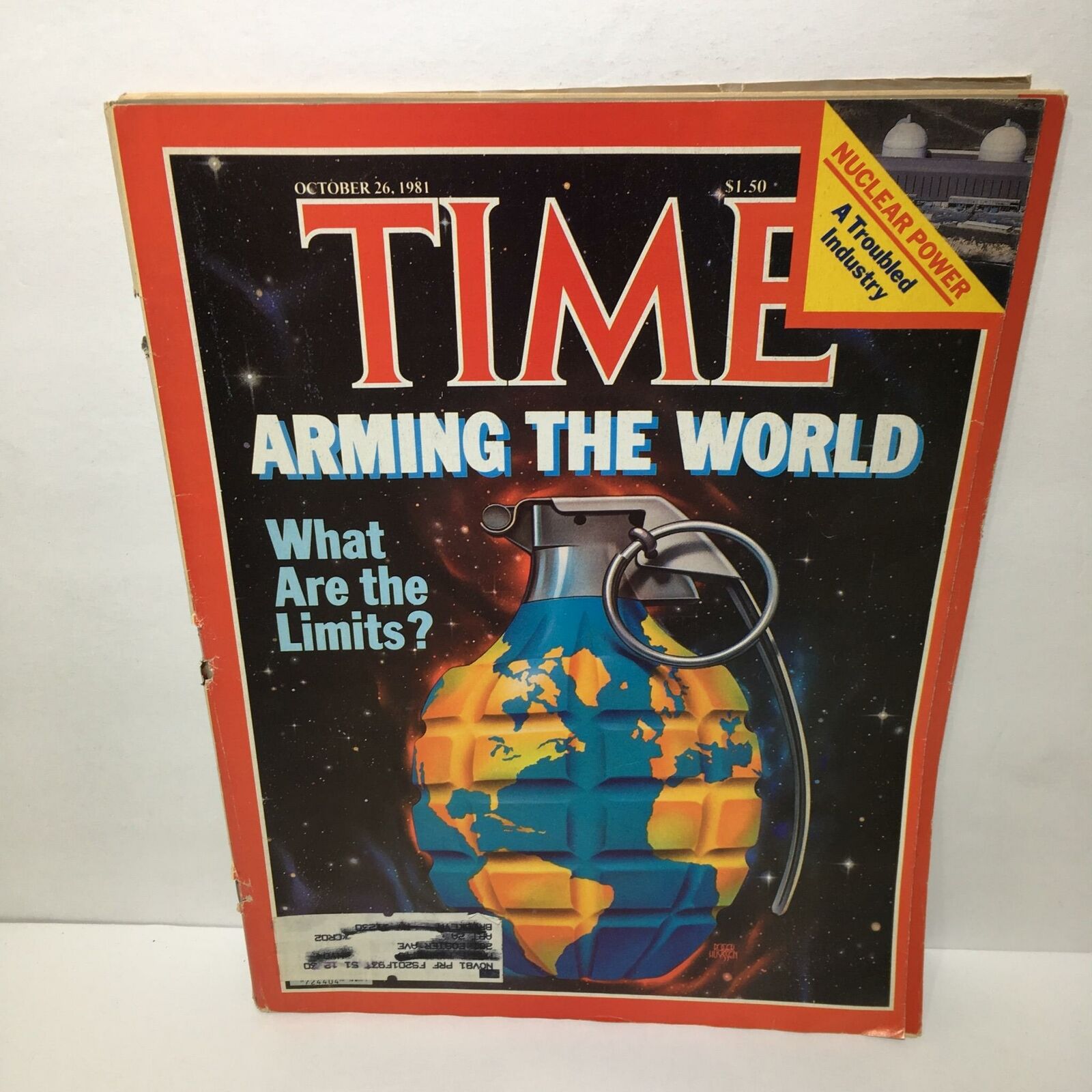 Time Magazine October 26 1981 Arming the World What are the Limits