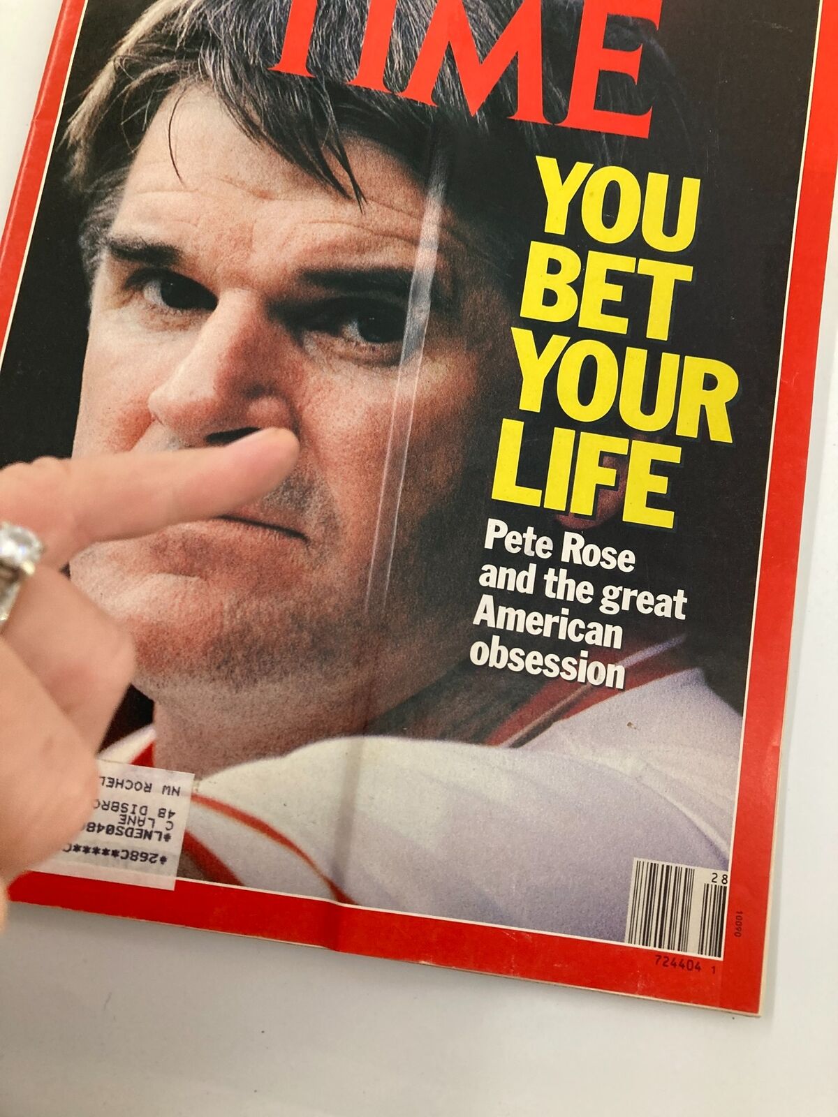 VTG Time Magazine July 10 1989 Pete Rose and the Great American Obsession