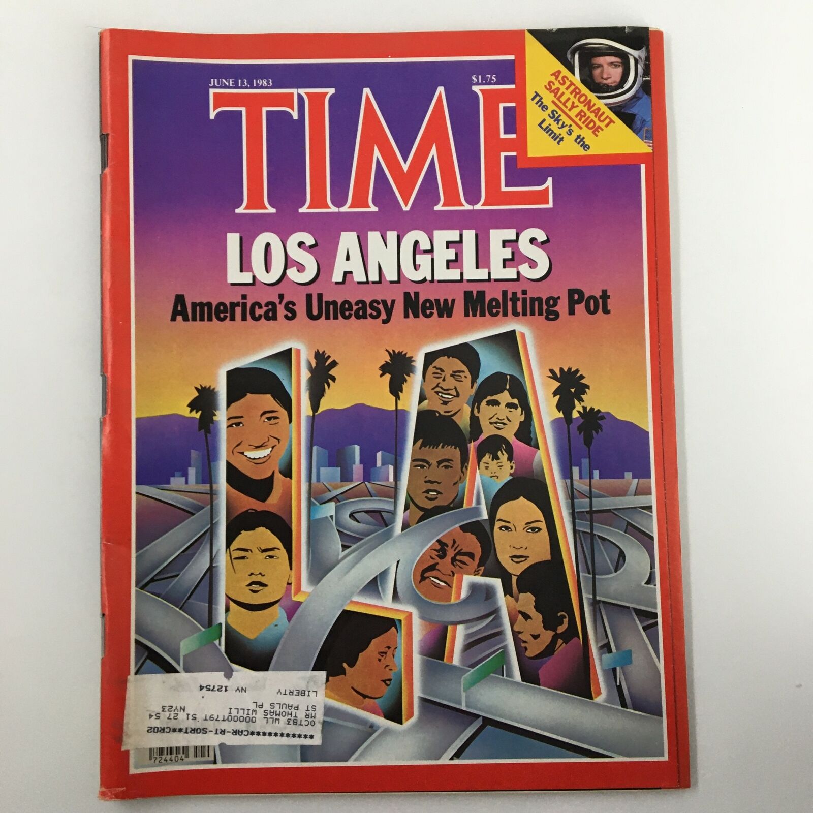 VTG Time Magazine June 13 1983 Los Angeles America's Uneasy New Melting Pot