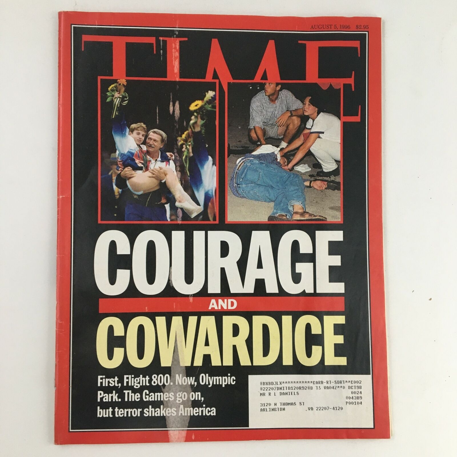 Time Magazine August 5 1996 Vol. 148 Courage and Cowardice Olympic Park