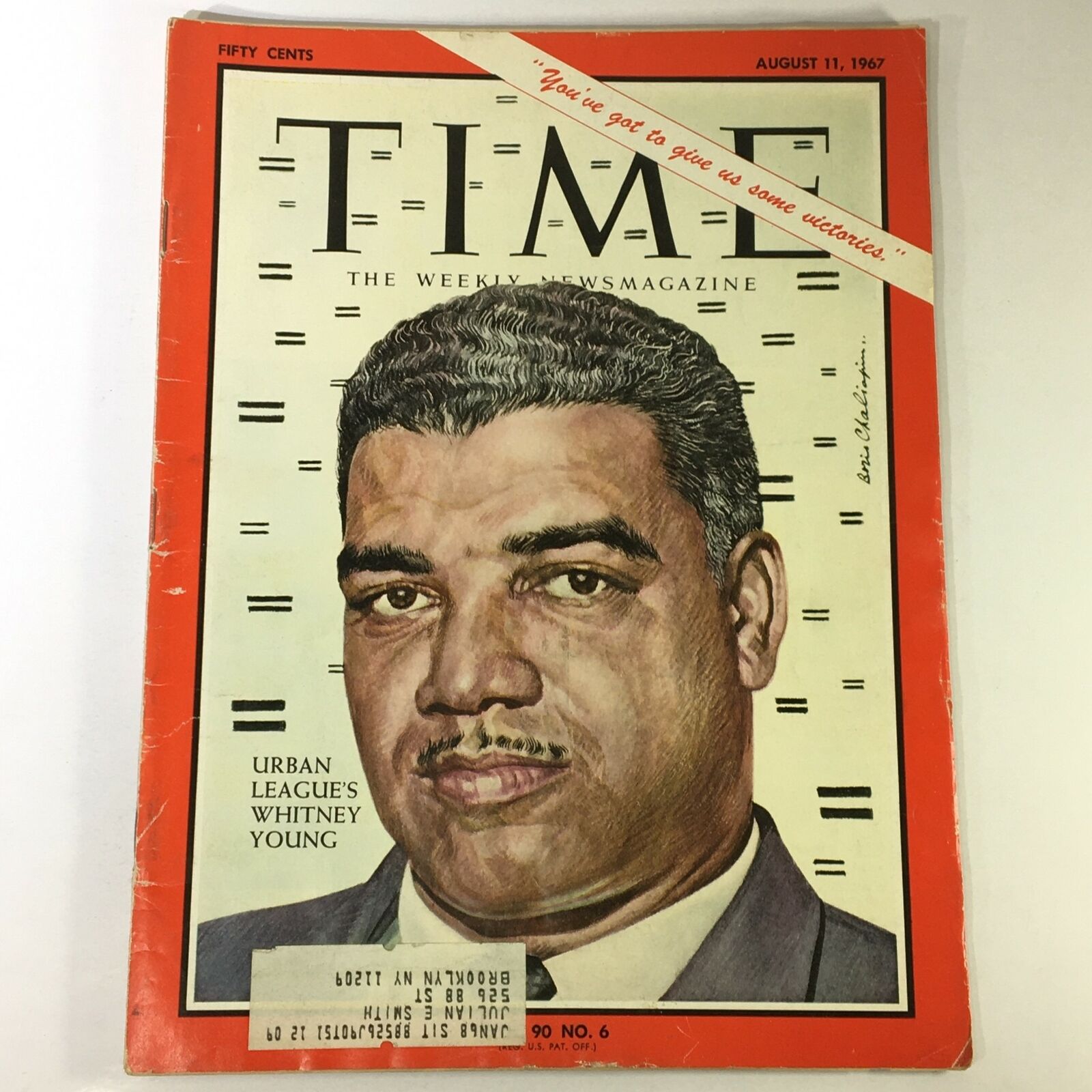 VTG Time Magazine August 11 1967 - Urban League's Whitney Young