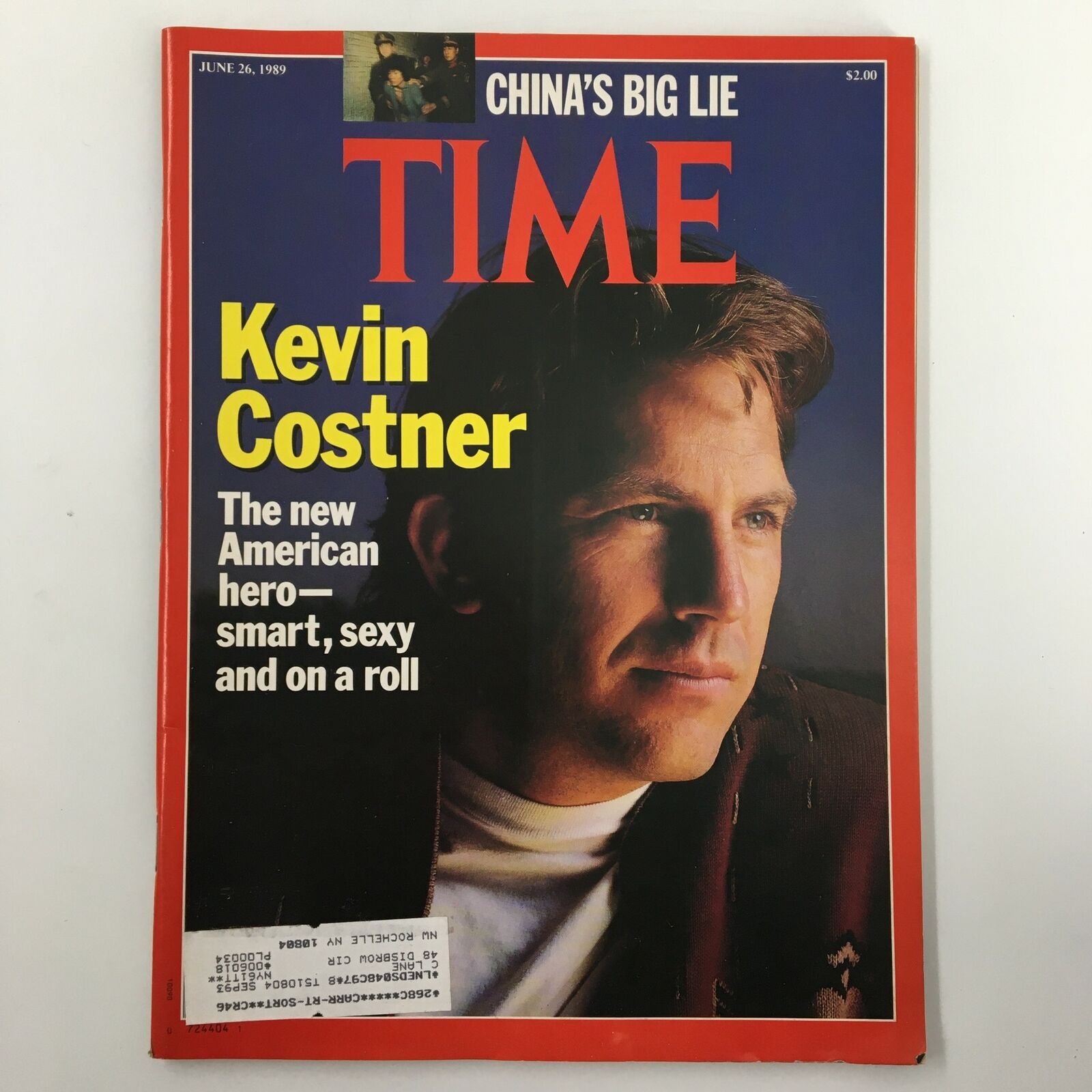 VTG Time Magazine June 26 1989 Kevin Costner The New American Hero