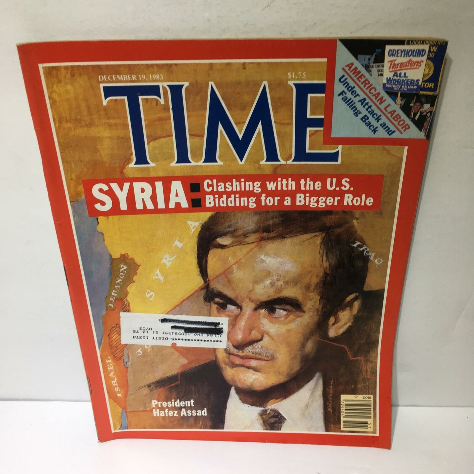 Time Magazine:12/19/83 Syria Clashing w/ the U.S Bidding For A Bigger Role