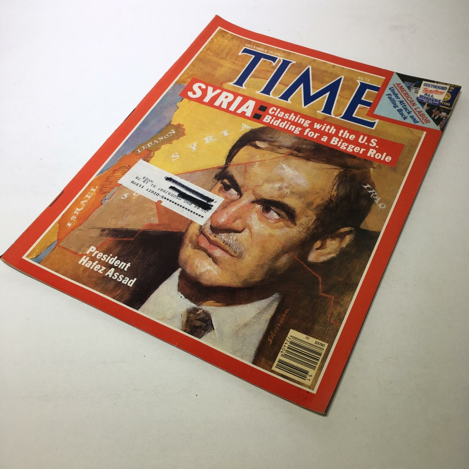 Time Magazine:12/19/83 Syria Clashing w/ the U.S Bidding For A Bigger Role