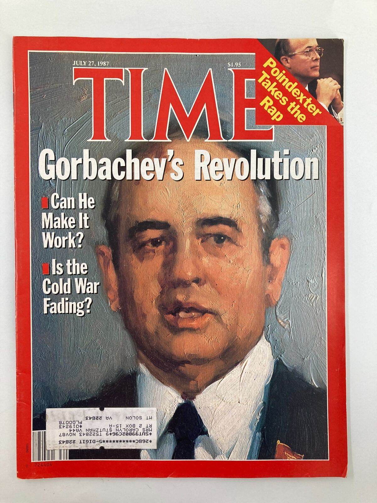 VTG Time Magazine July 27 1987 Mikhail Gorbachev Revolution Can He Make It Work