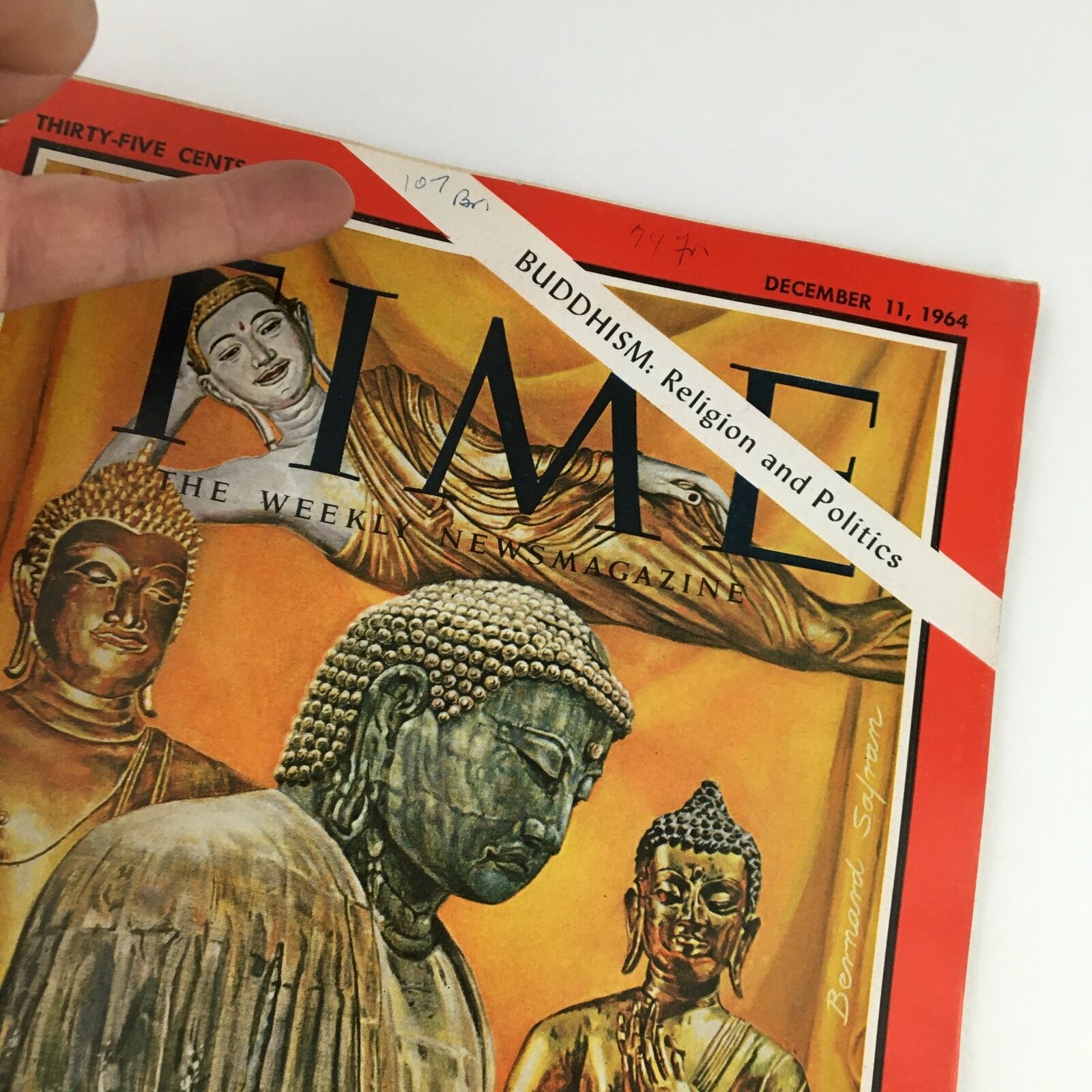 Time Magazine December 11 1964 Vol. 84 No. 24 Buddhism in Religion and Politics