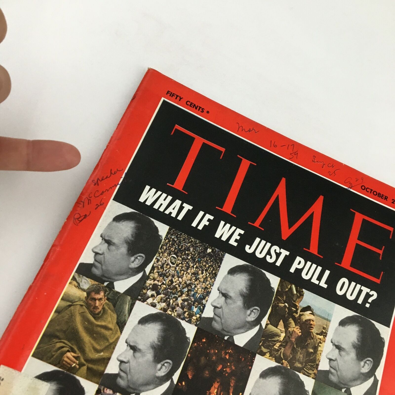 Time Magazine October 24 1969 Vol. 94 No. 17 Richard Nixon, What if we Pull Out