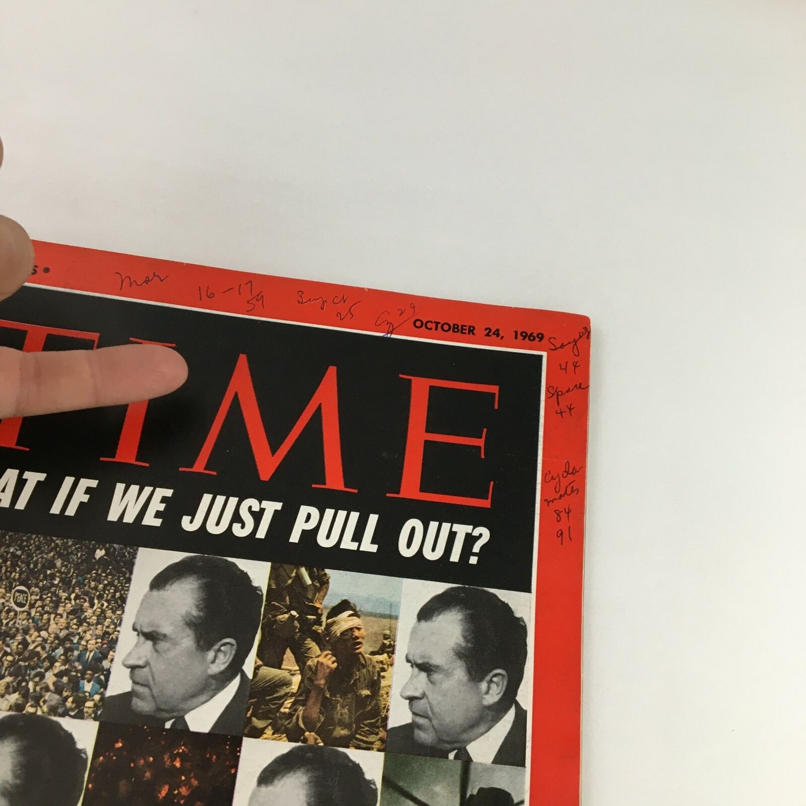 Time Magazine October 24 1969 Vol. 94 No. 17 Richard Nixon, What if we Pull Out