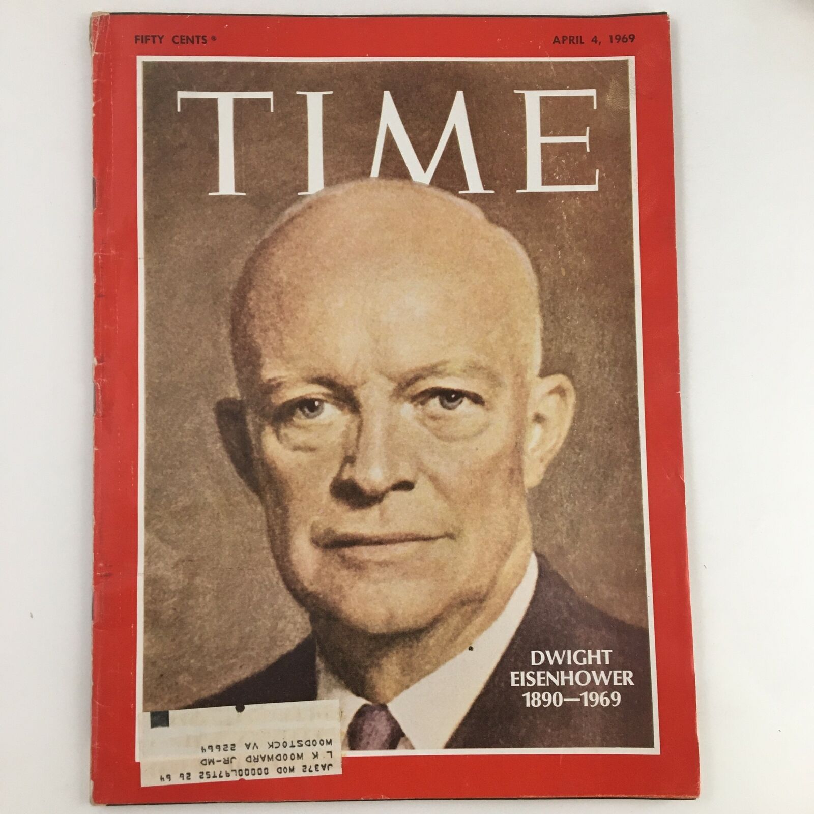 Time Magazine April 4 1969 Vol. 93 No. 14 Dwight Eisenhower 1890 - 1969