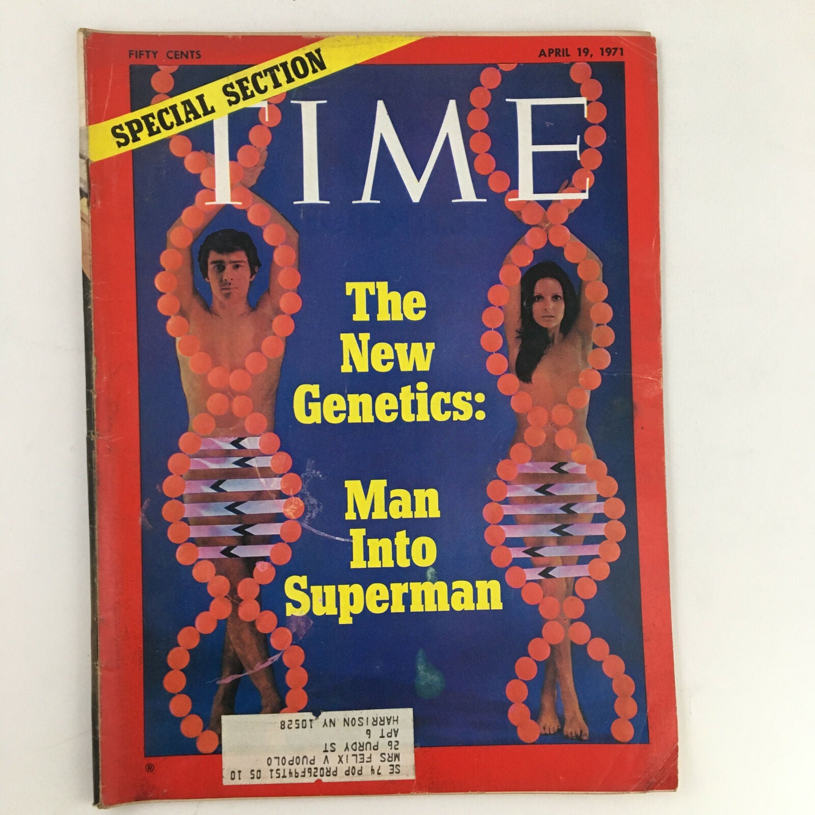 Time Magazine April 19 1971 Vol. 97 No. 16 The New Genetics Man Into Superman