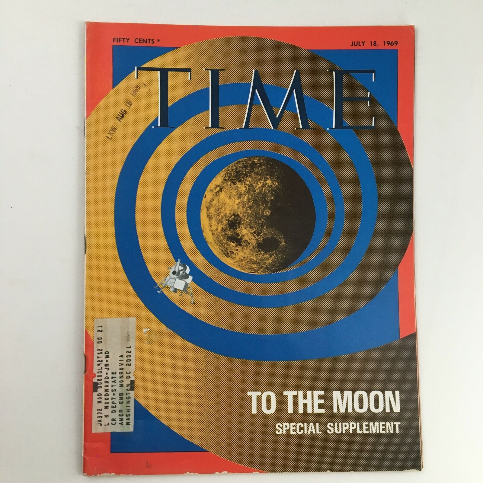 Time Magazine July 18 1969 Vol. 94 No. 3 To The Moon Special Supplement