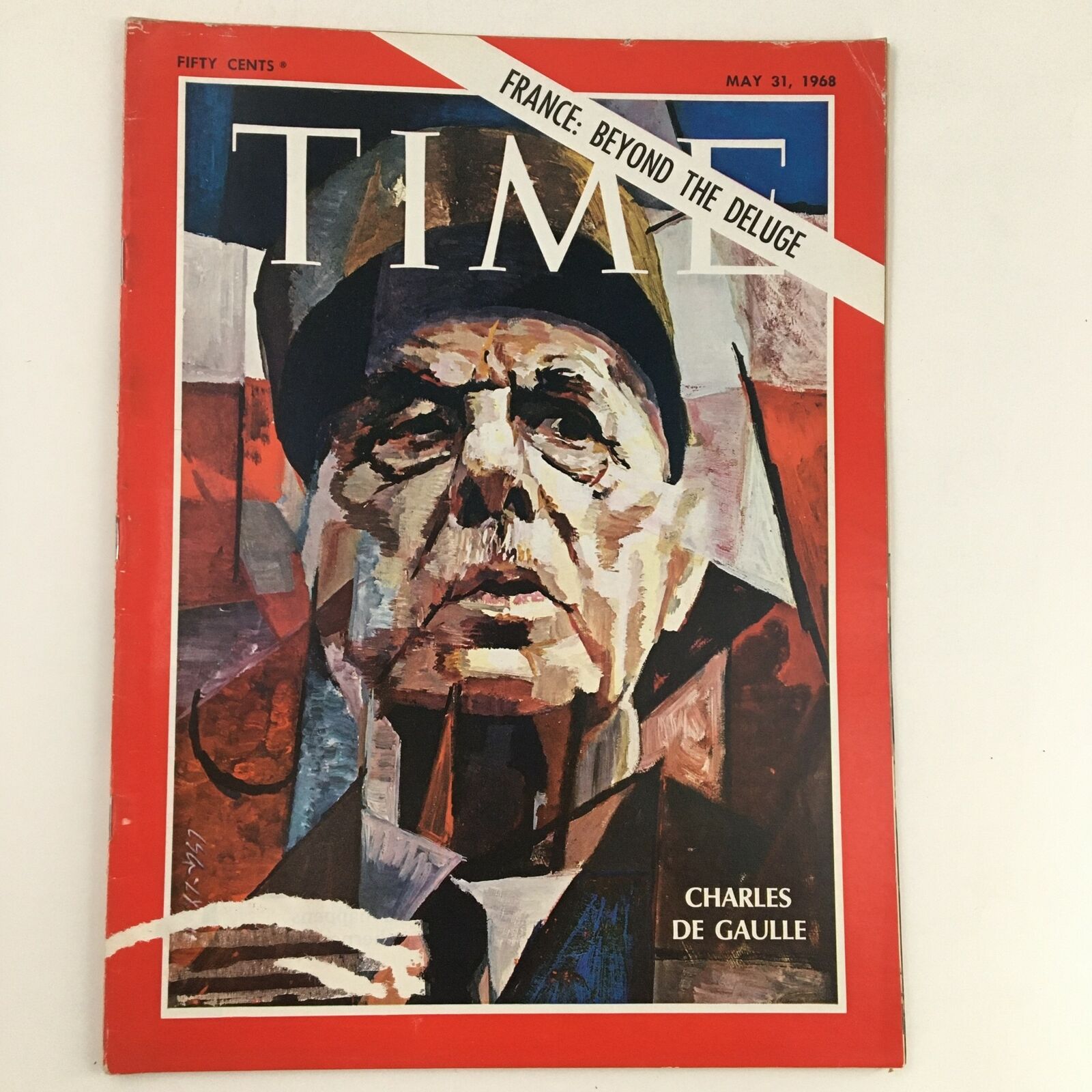 Time Magazine May 31 1968 Vol. 91 No. 22 France President Charles de Gaulle