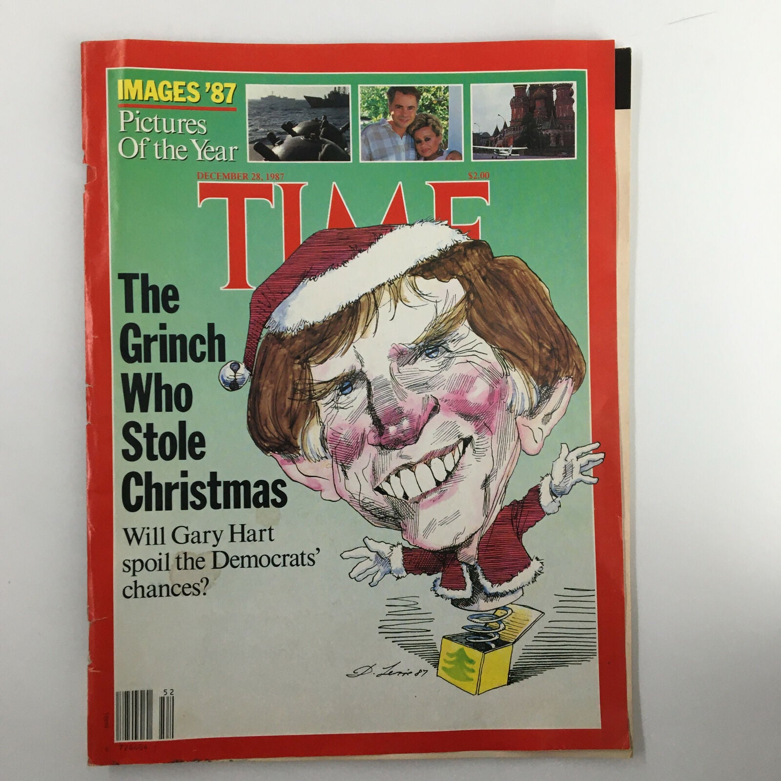 VTG Time Magazine December 28 1987 The Grinch Who Stole Christmas No Label