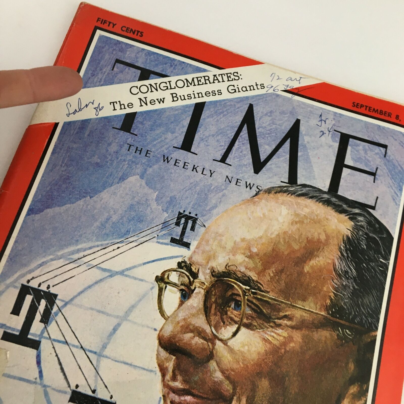 Time Magazine September 8 1967 Vol. 90 No. 10 Conglomerates Pres. Harold Geneen