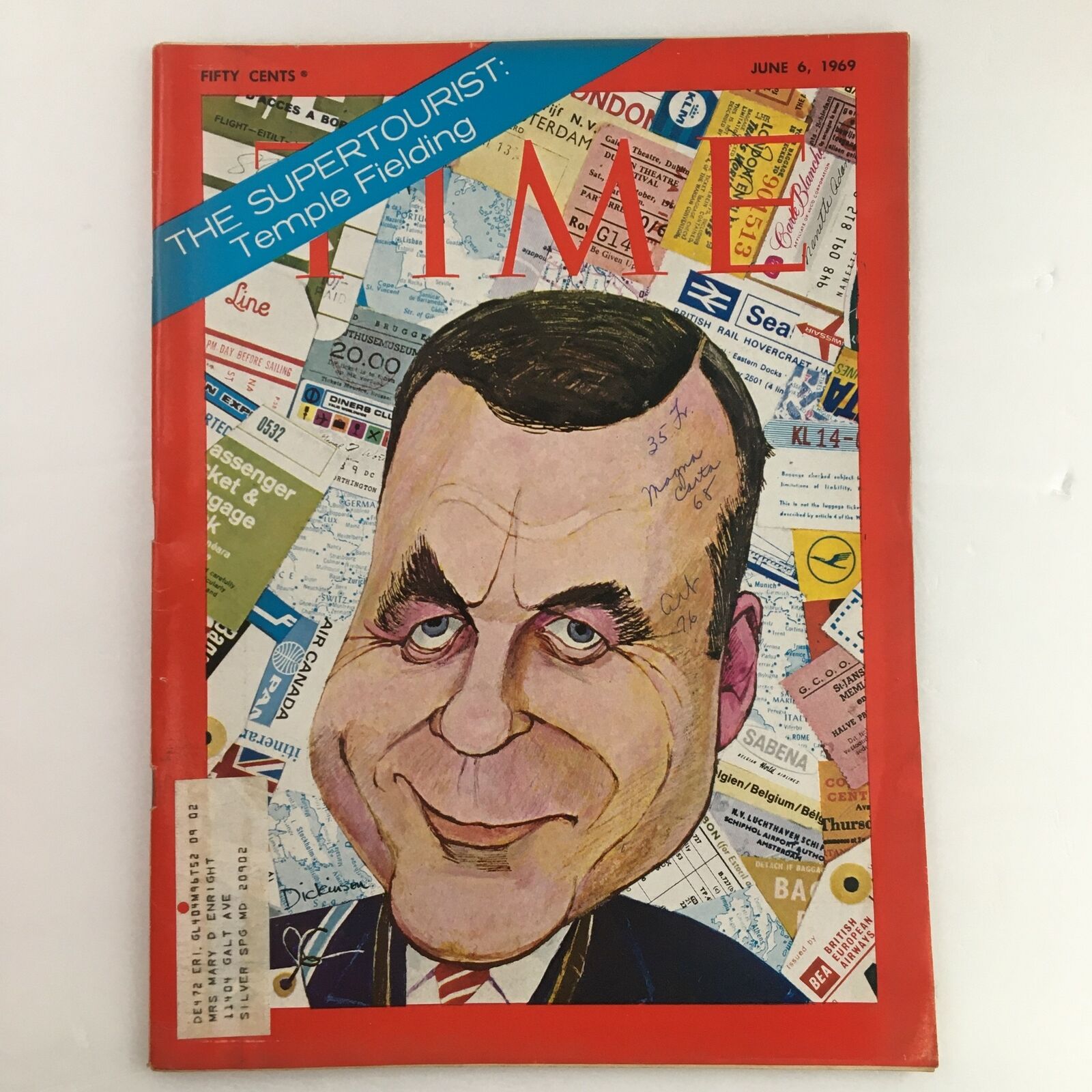 Time Magazine June 6 1969 Vol. 93 No. 23 Leonid Brezhnev & The Supertourist