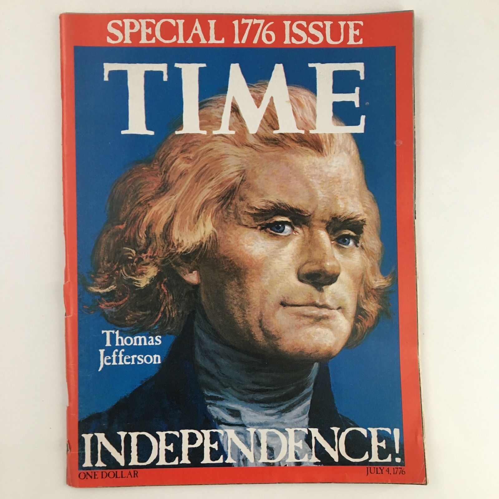 Time Magazine July 4 1776 Special Issue Jefferson Thomas Independence No Label