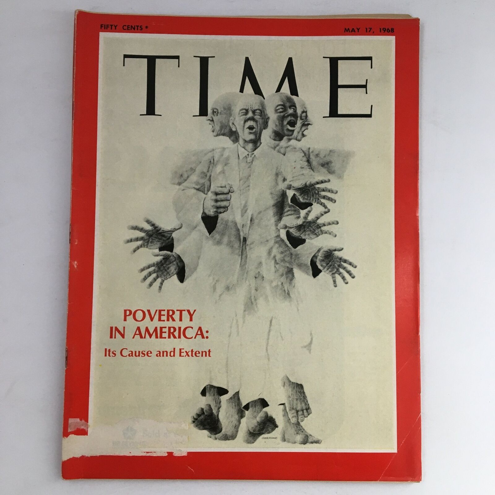 Time Magazine May 17 1968 Vol 91 #20 Poverty in America Its Cause and Extent