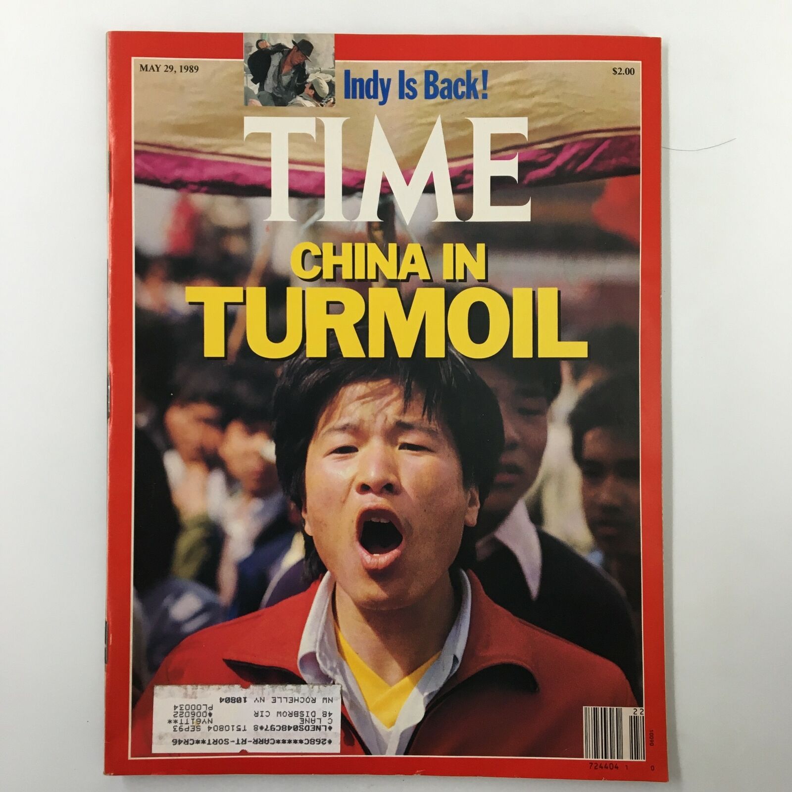 VTG Time Magazine May 29 1989 China in Turmoil and Indy is Back