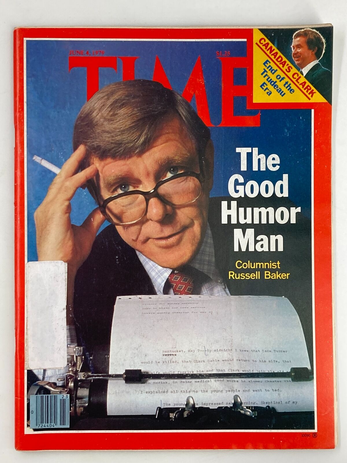 VTG Time Magazine June 4 1979 The Good Humor Man Columnist Russell Baker