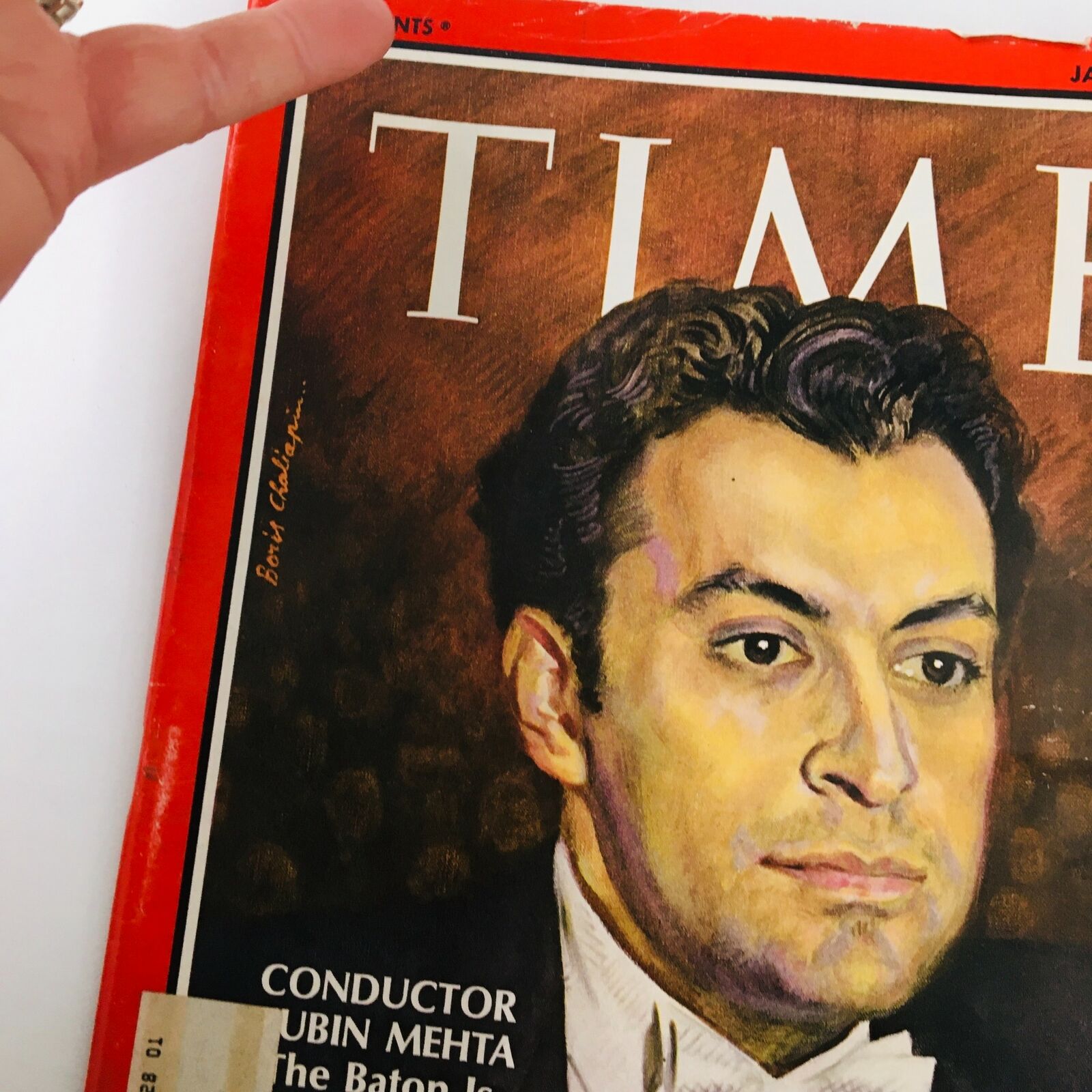 VTG Time Magazine January 19 1968 Indian Conductor Zubin Mehta