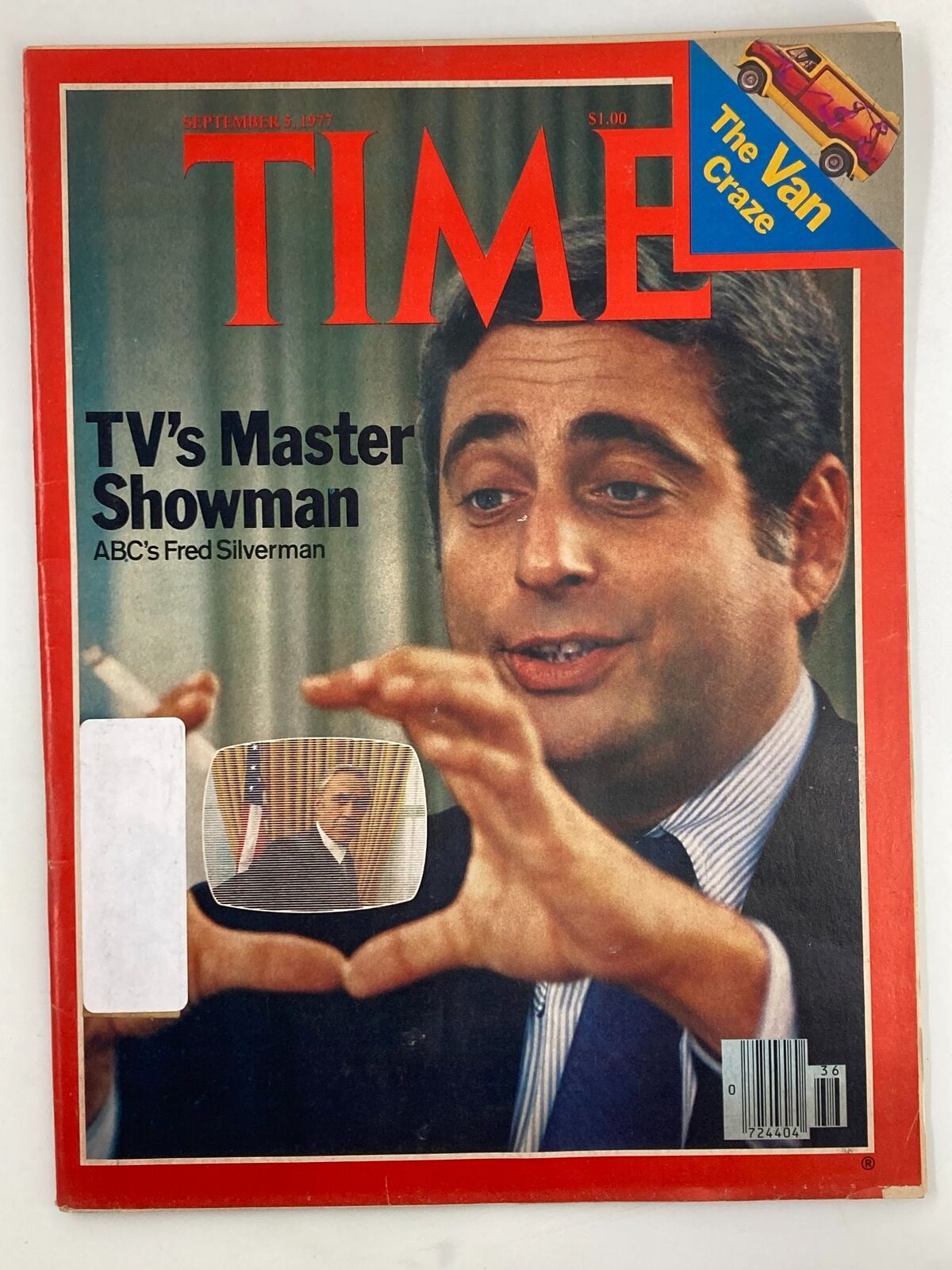 VTG Time Magazine September 5 1977 TV Master Showman ABC's Fred Silverman