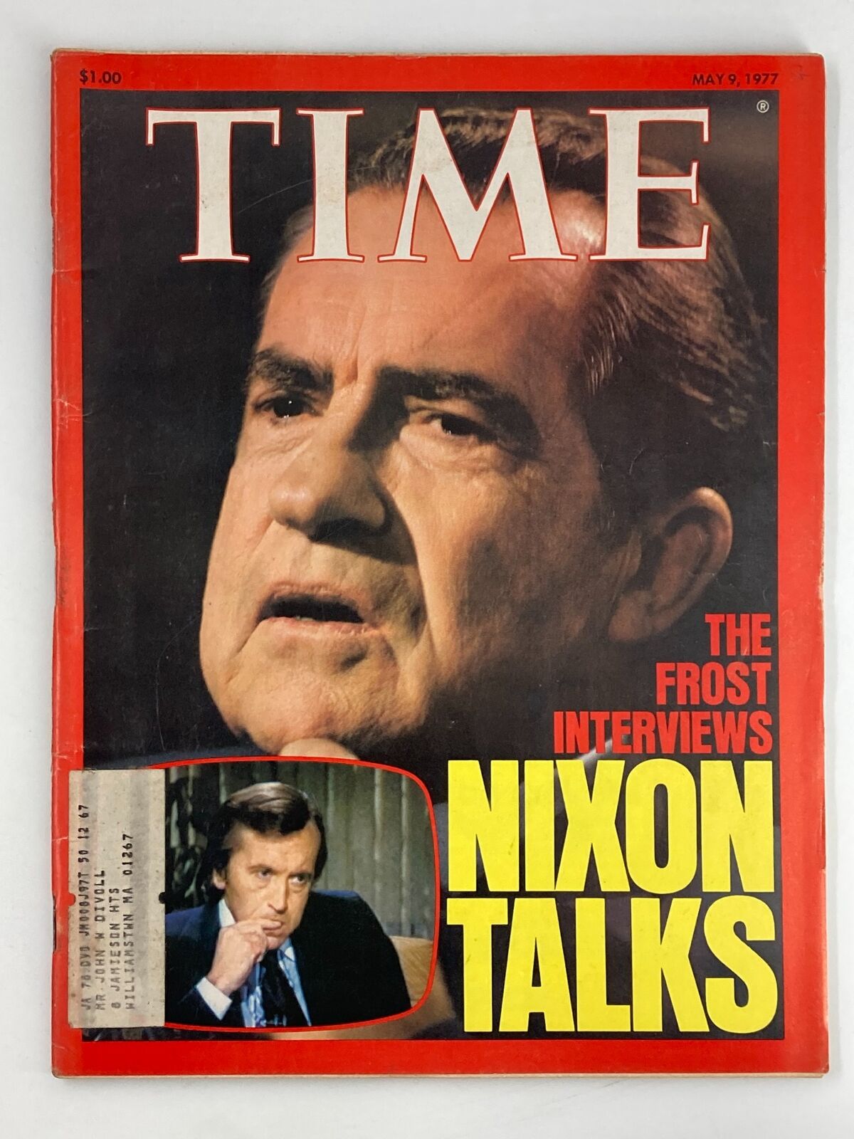 VTG Time Magazine May 9 1977 The Frost Interviews Richard Nixon Talks