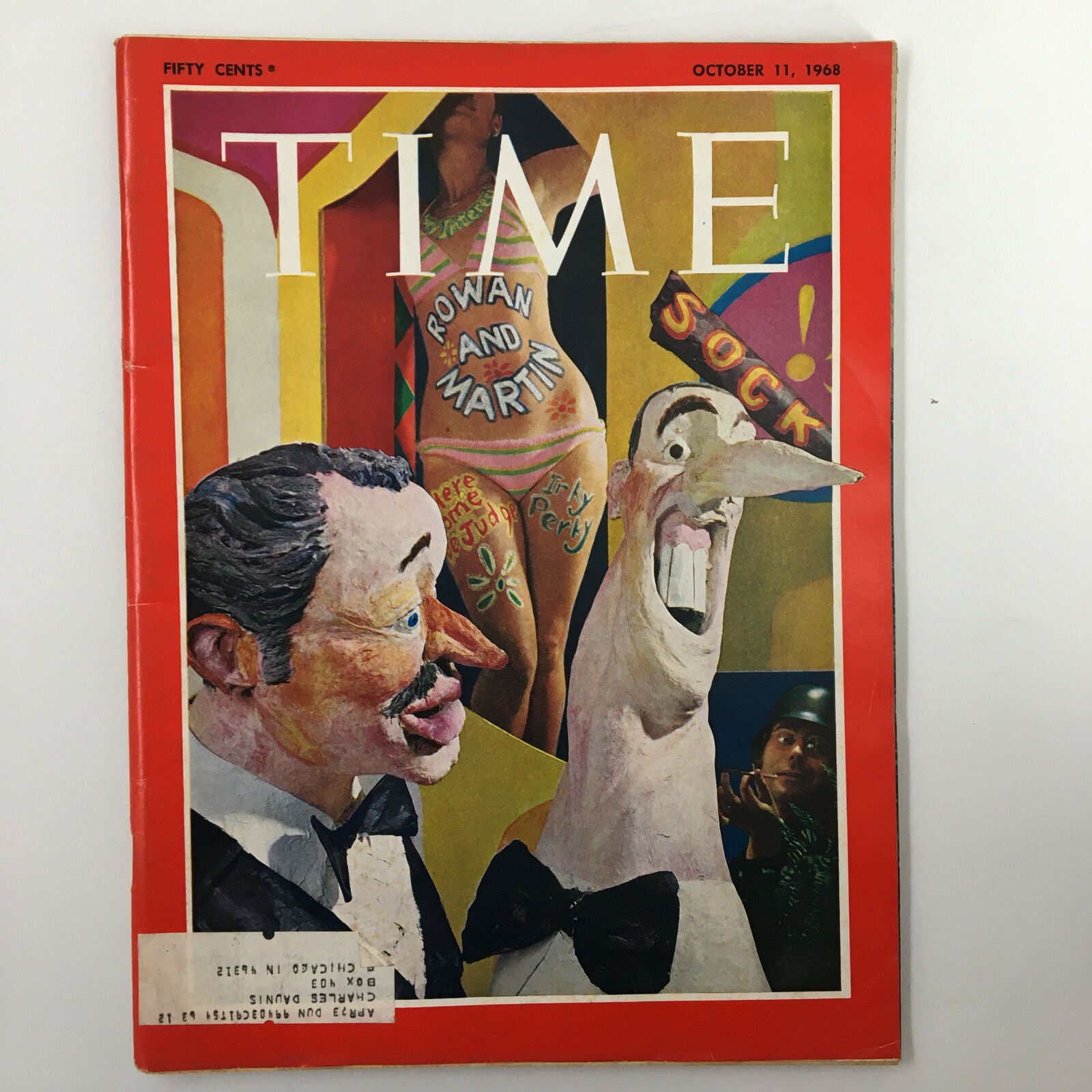 VTG Time Magazine October 11 1968 The Rowan and Martin Duo