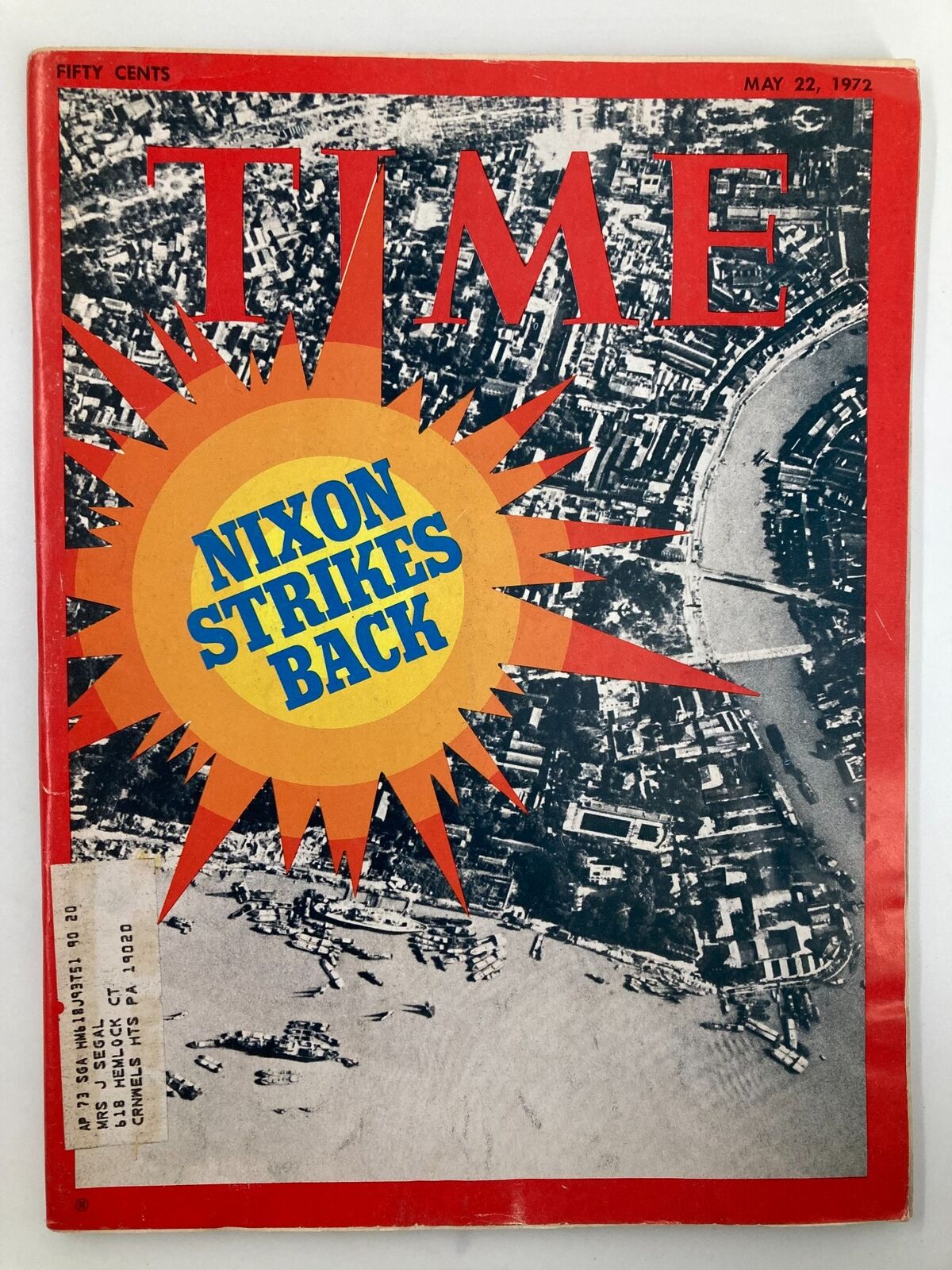 VTG Time Magazine May 22 1972 Richard Nixon Strikes Back