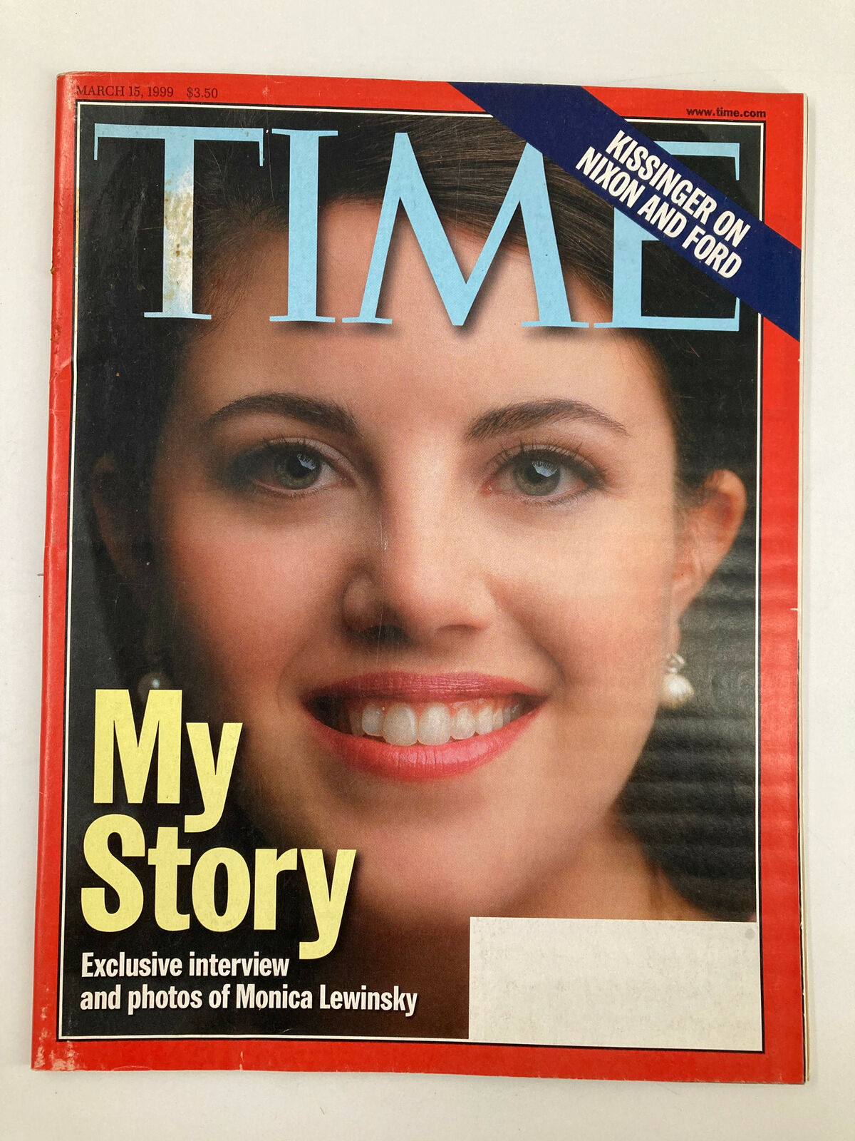 Time Magazine March 15 1999 My Story Interview and Photos of Monica Lewinsky