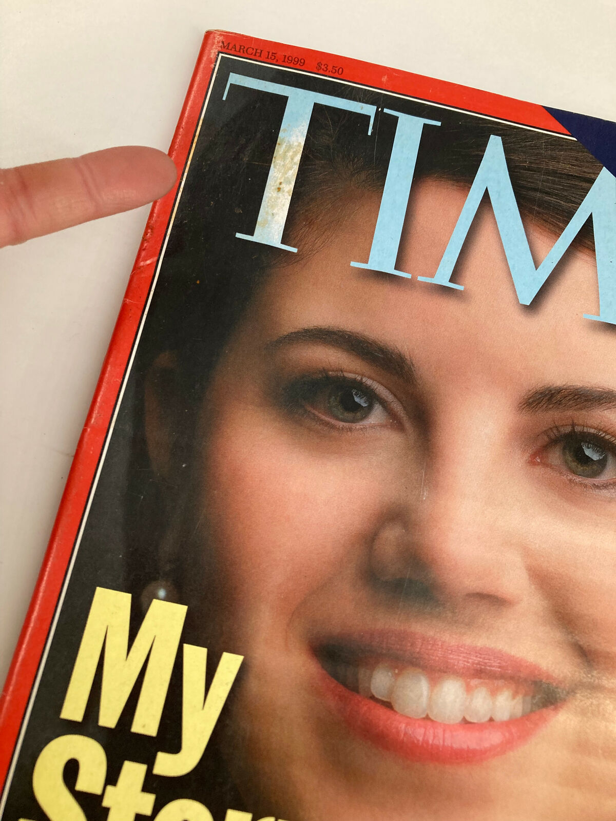 Time Magazine March 15 1999 My Story Interview and Photos of Monica Lewinsky