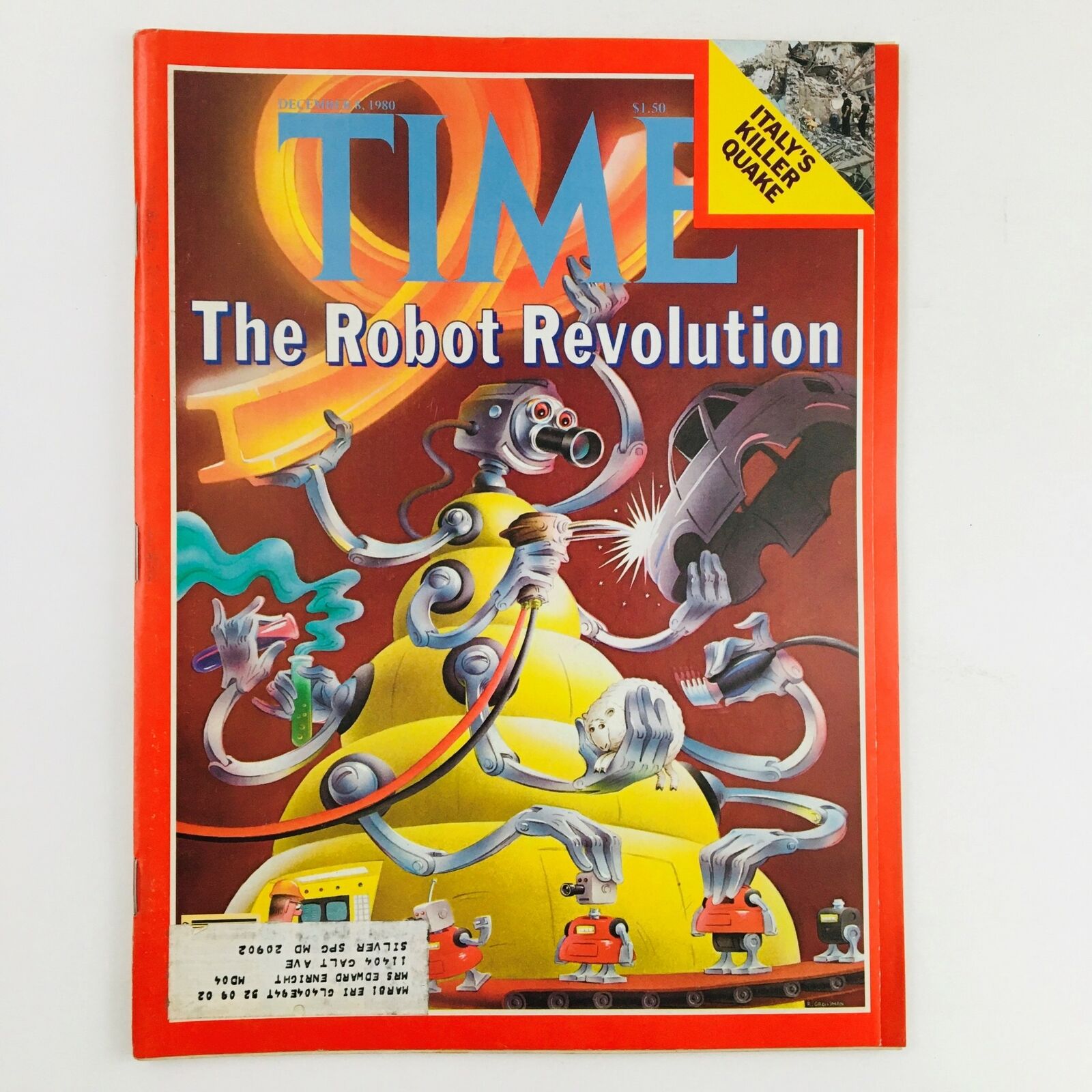 Time Magazine December 8 1980 Vol. 116 No. 23 The Robot Revolution