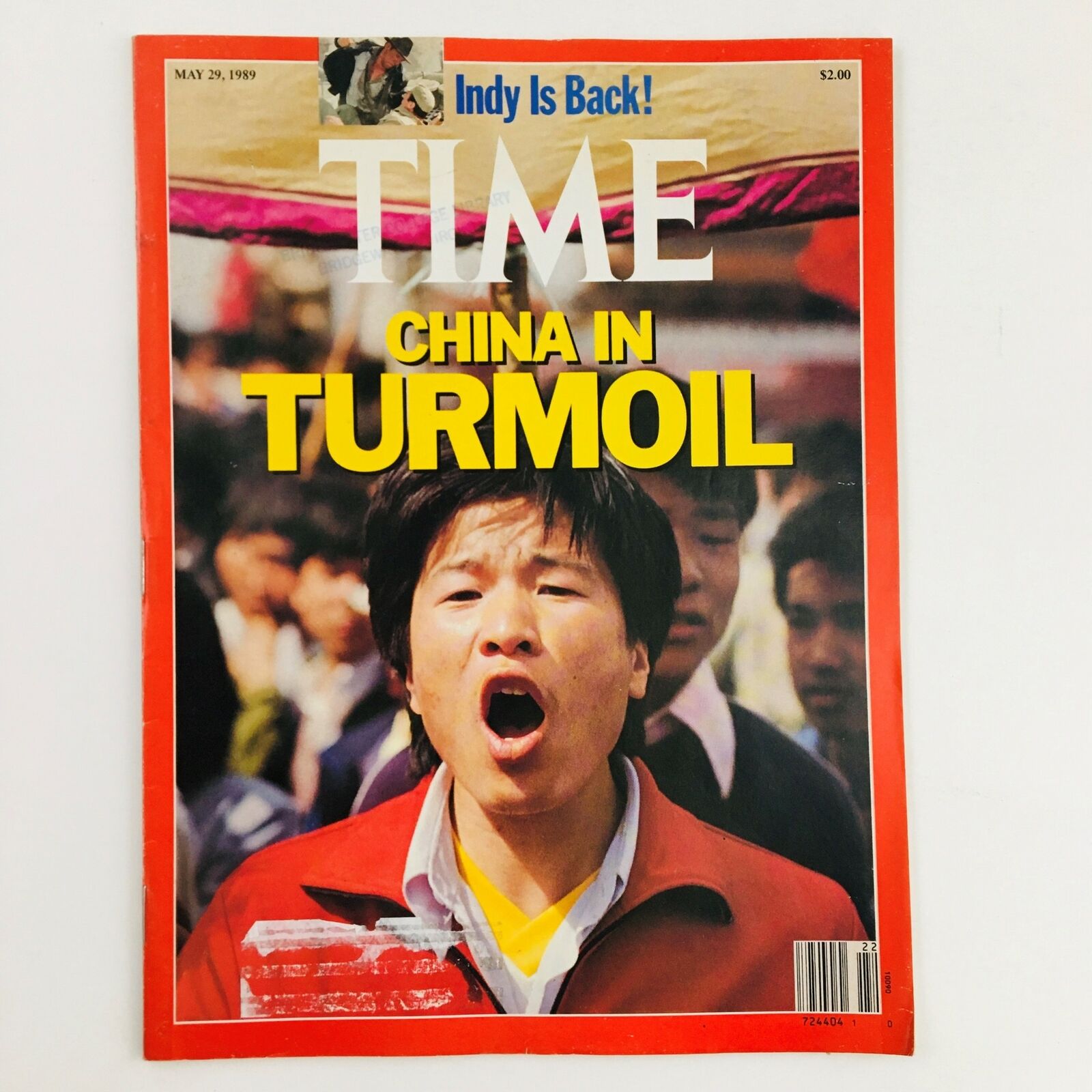 Time Magazine May 29 1989 Vol. 133 No. 22 China in Turmoil & Indy is Back