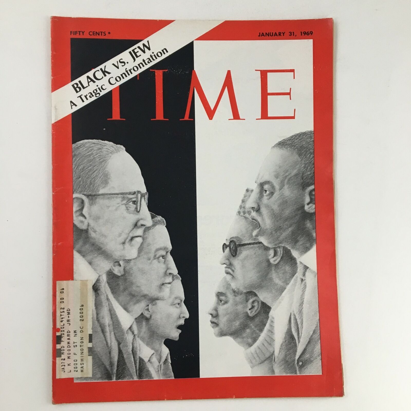 Time Magazine January 31 1969 Vol. 93 No. 5 Black vs Jew A Tragic Confrontation