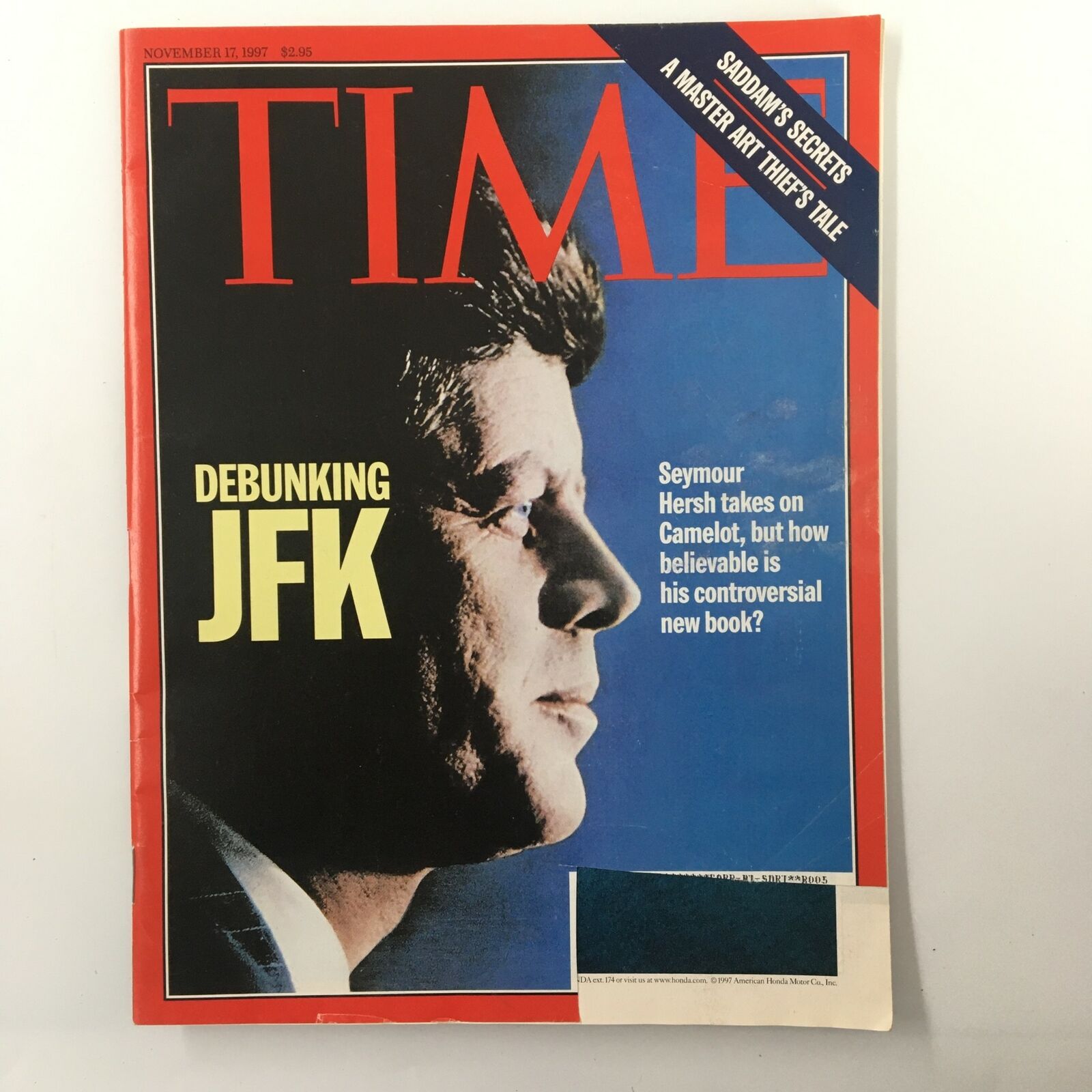 Time Magazine November 17 1997 Debunking John F. Kennedy